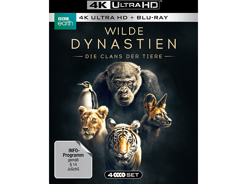 WILDE DYNASTIEN - Die Clans der Tiere 4K Ultra HD Blu-ray + Blu-ray