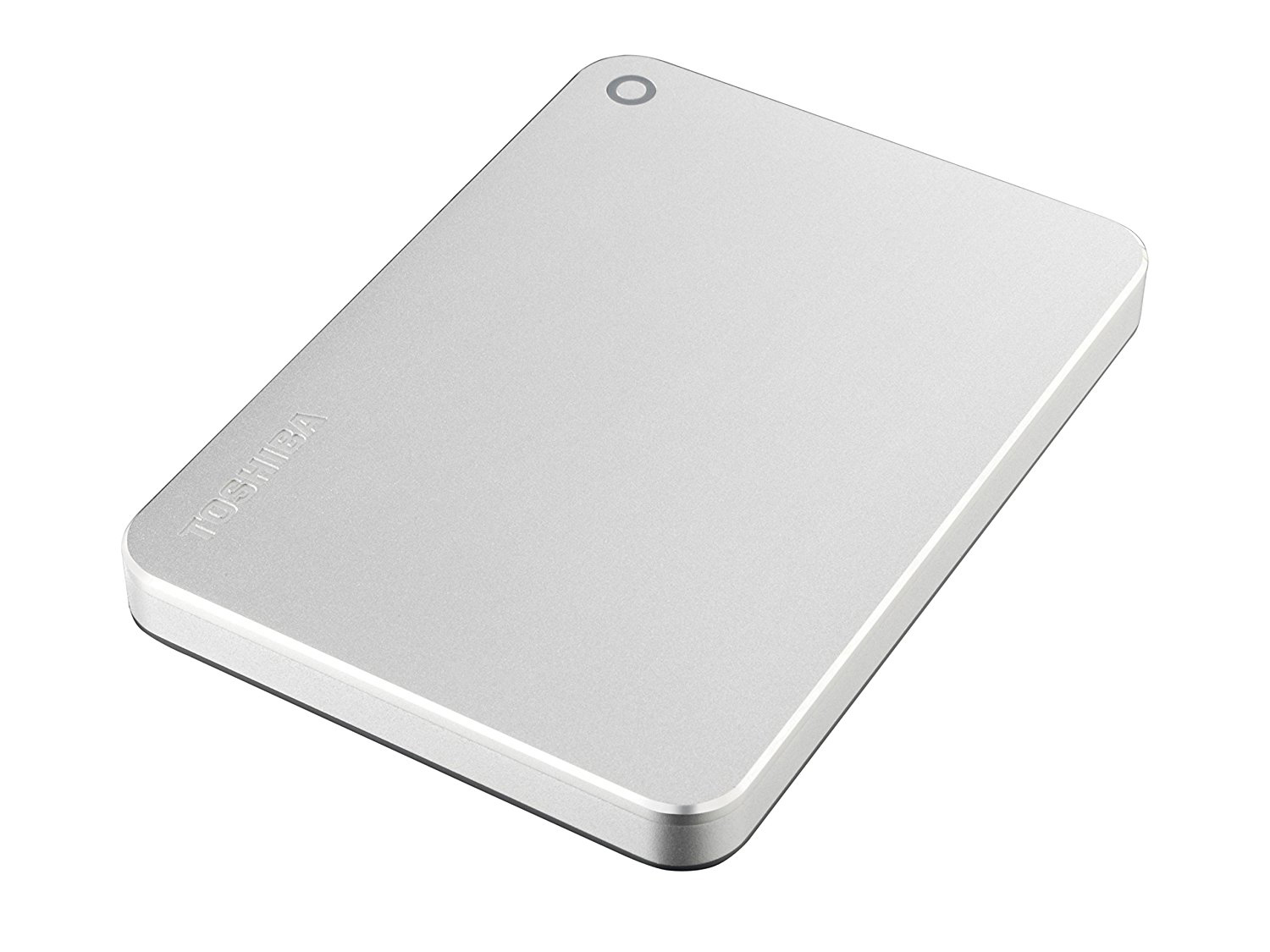 TOSHIBA Canvio Premium Festplatte, 4 TB HDD, 2,5 Zoll, extern, Silber Metallic