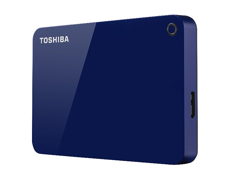 Disco duro 1 TB - Toshiba Canvio Advance, 1 TB, 2.5", USB 3.0, Azul
