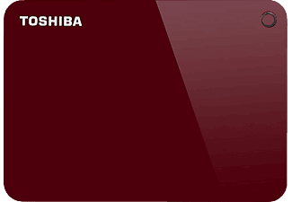 TOSHIBA Canvio Advance - Disque dur (HDD, 4 TB, Rouge)