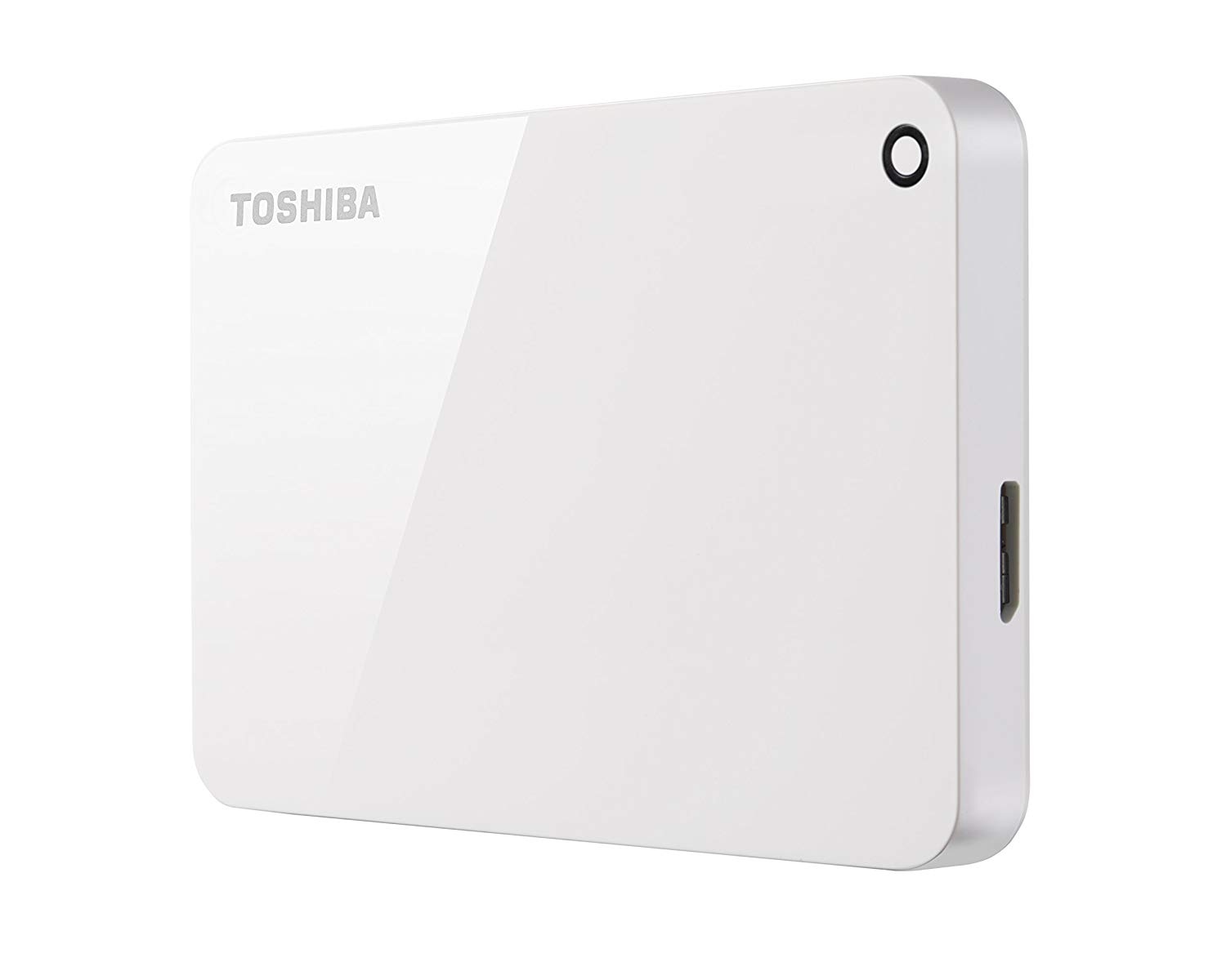 TOSHIBA Canvio Advance Festplatte, 4 TB HDD, 2,5 Zoll, extern, Weiß