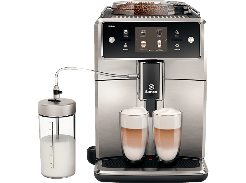 Kaffeevollautomat Schwarz/Edelstahl SAECO SM7683/10