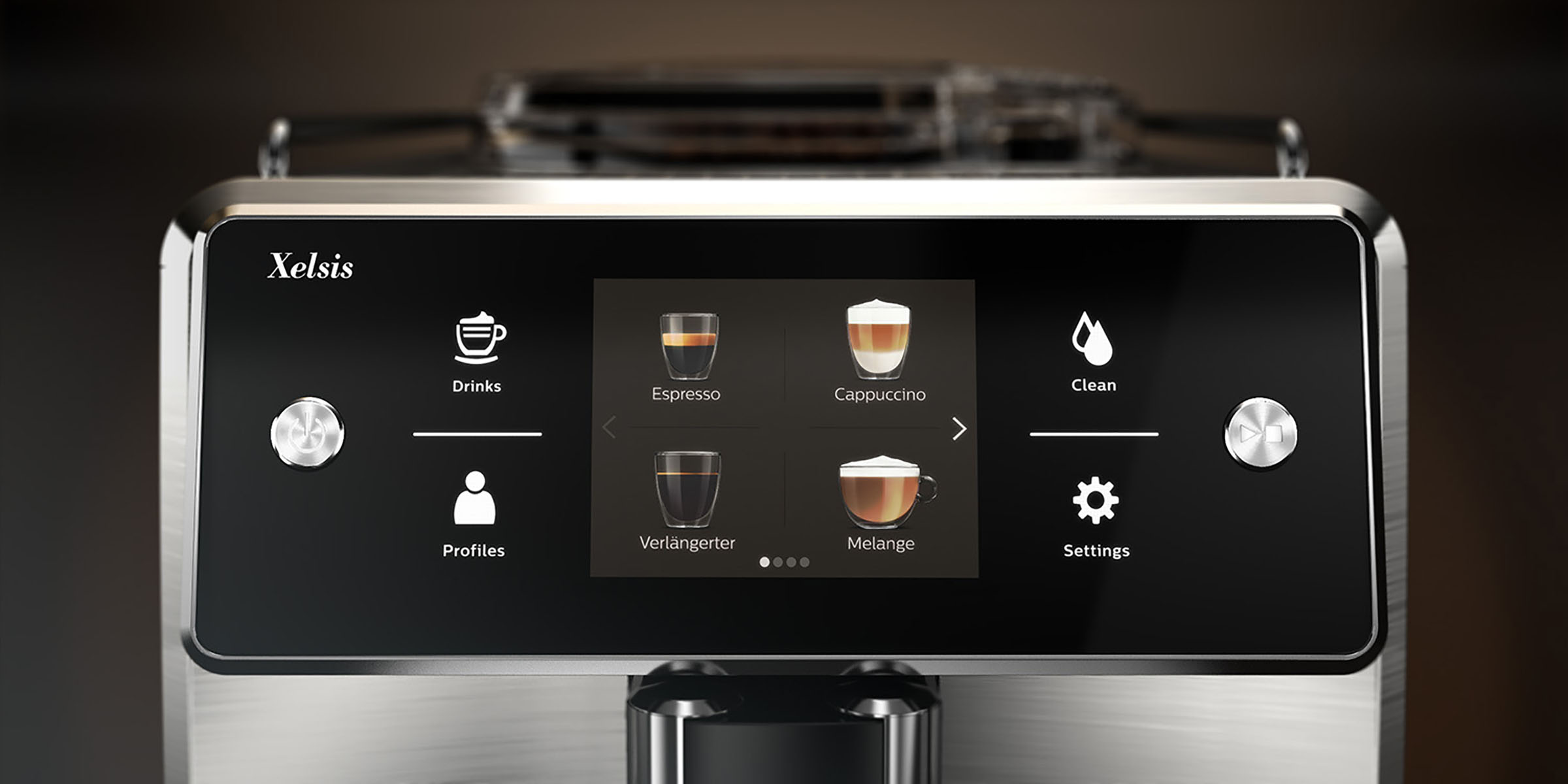 SAECO SM7683/10 - Kaffeevollautomat (Schwarz/Edelstahl)