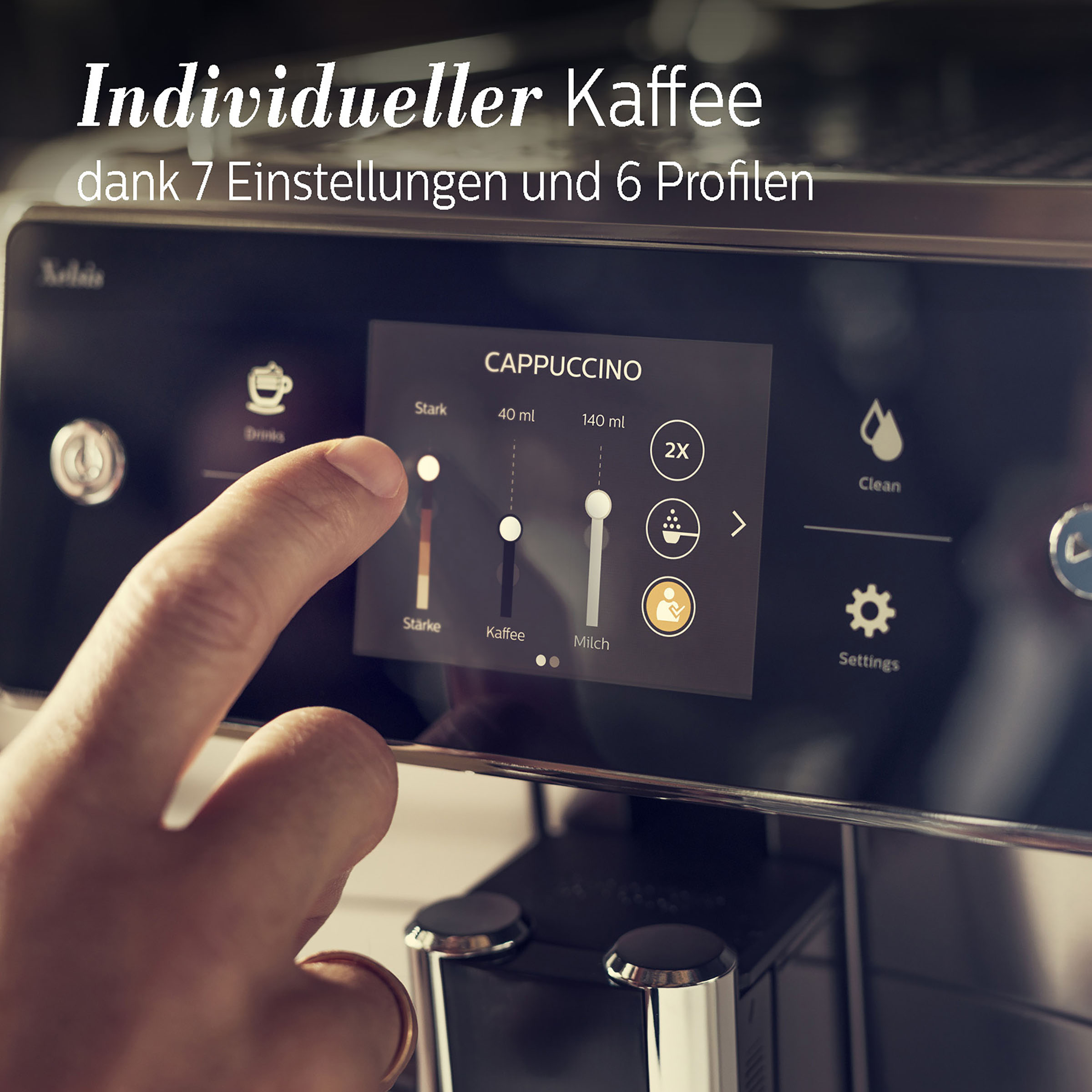 SAECO SM7683/10 - Kaffeevollautomat (Schwarz/Edelstahl)