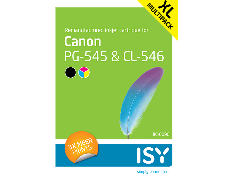 ISY Multipack Canon 545 & 546 Xl