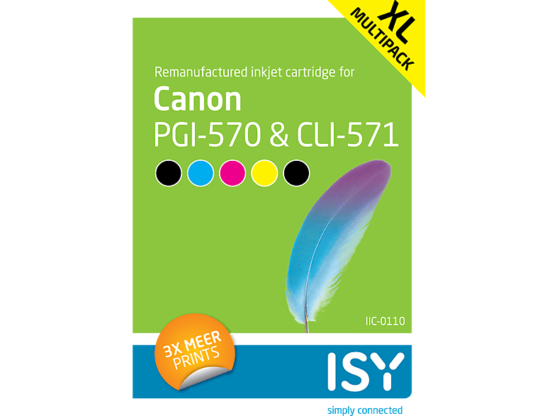ISY Multipack Canon 570 & 571 Xl Series