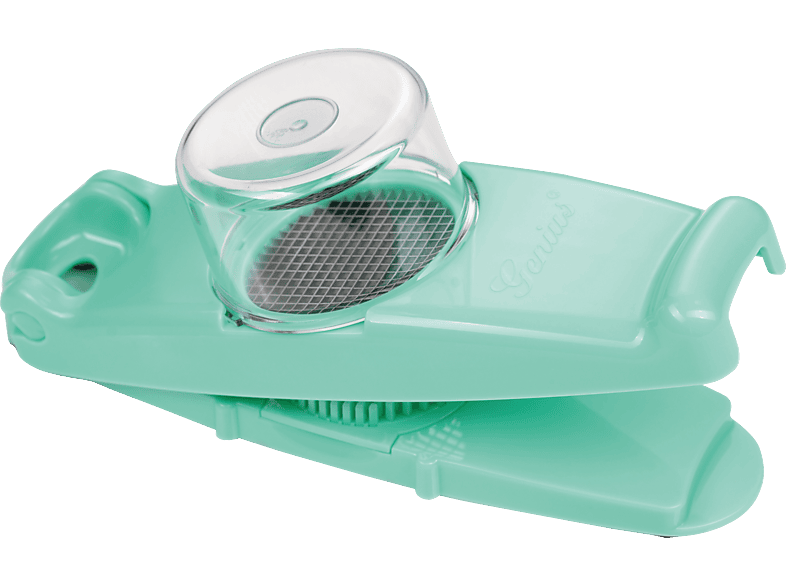 GENIUS 34094 Mini Nicer Dicer 3-tlg. Zwiebel- und Gemüseschneider Mint