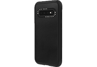 BLACK ROCK Robust Real Leather, Backcover, Samsung, Galaxy S10, Schwarz