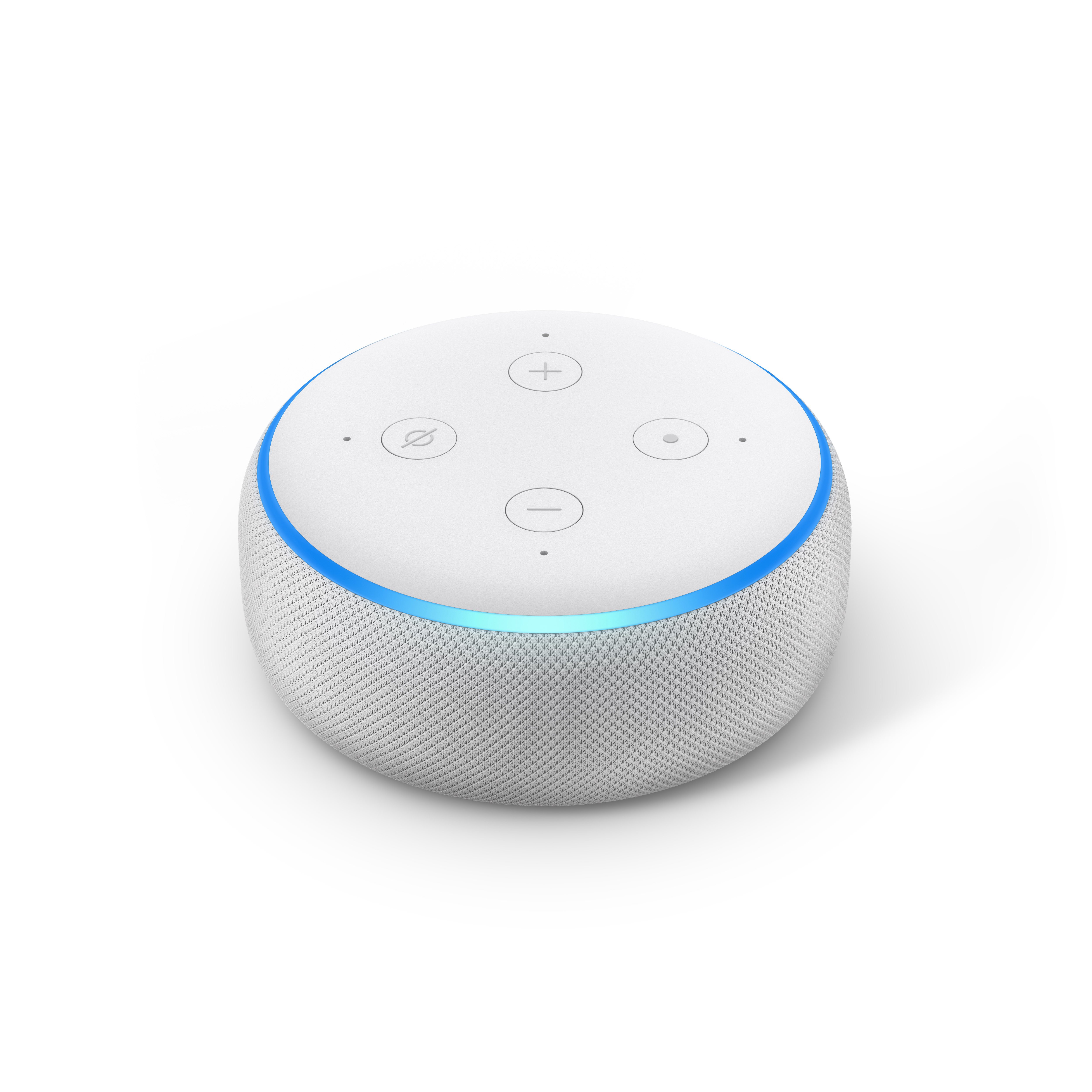 AMAZON Echo Dot 3. Generation Smart Speaker, Weiß/ Sandstein