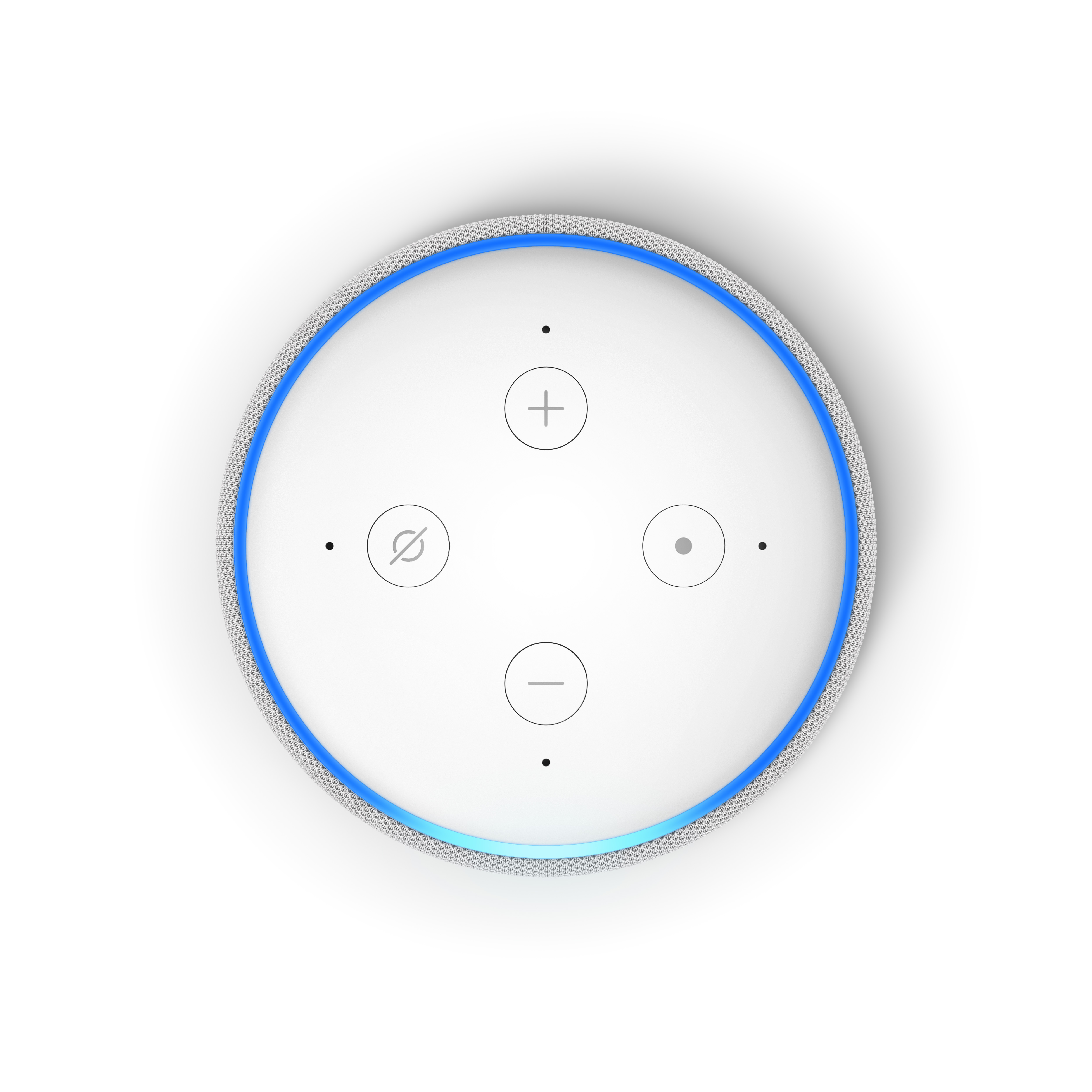 AMAZON Echo Dot 3. Generation Smart Speaker, Weiß/ Sandstein