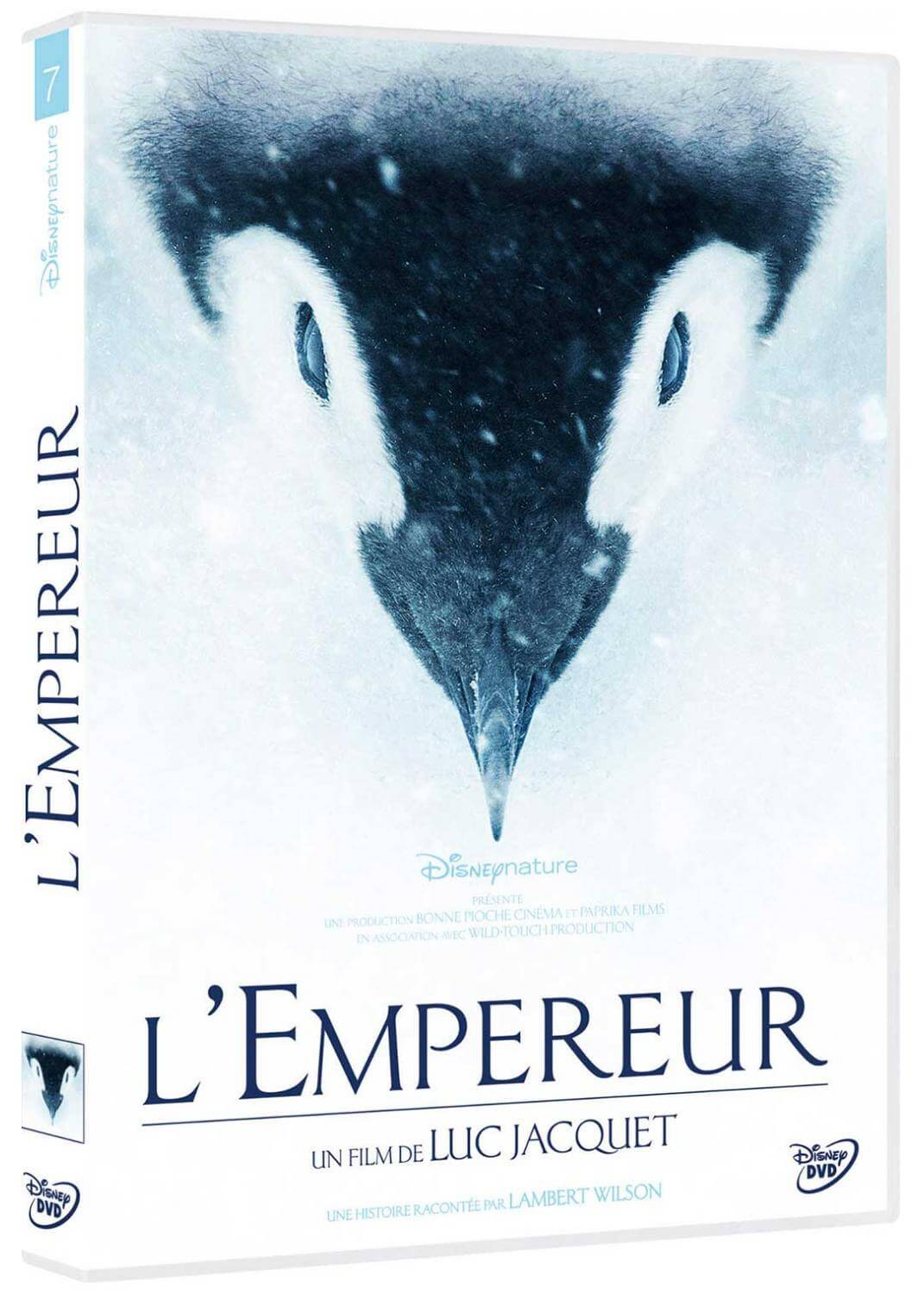 A DVD case for a film about penguins. The cover has a penguin image, and the title is in French.