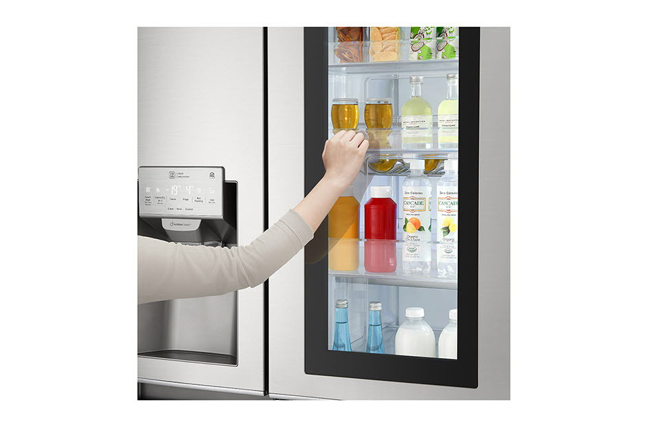 LG GSX971NEAZ Side-by-Side (625 l, F, 1790 mm hoch, Edelstahl)