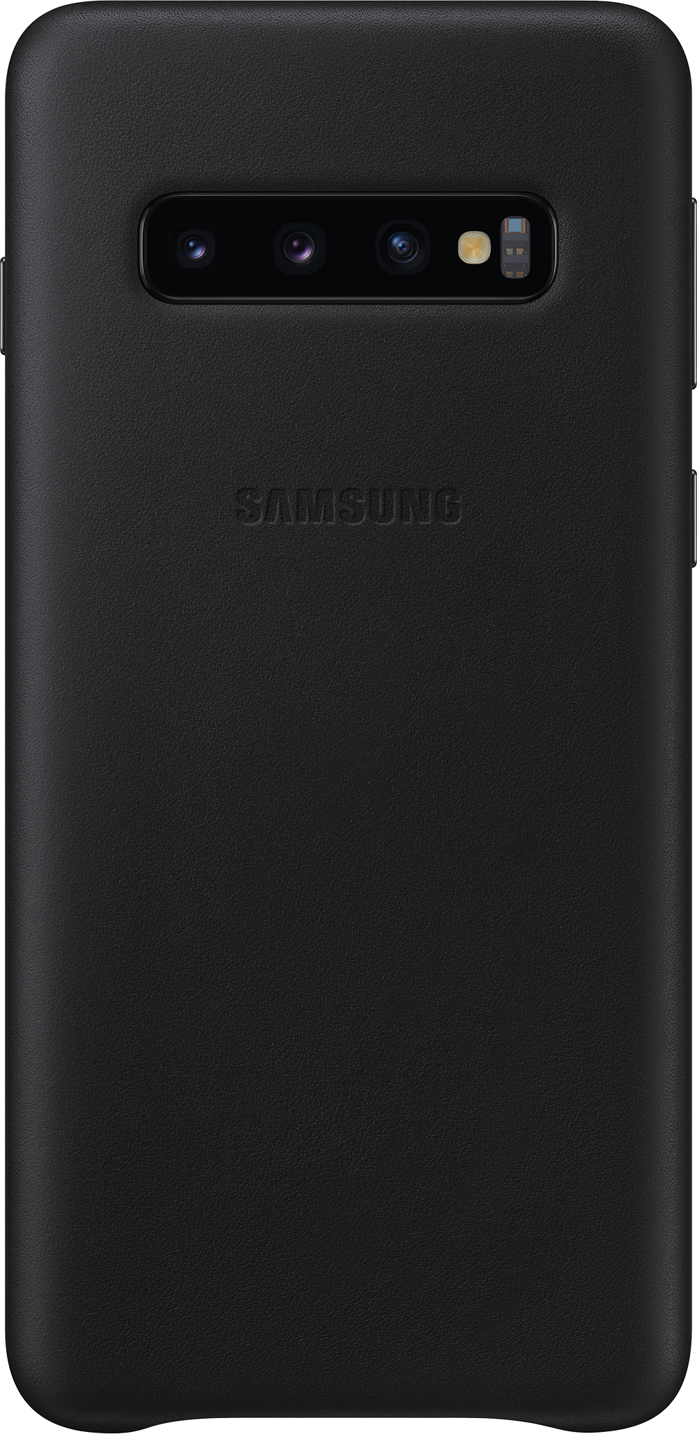 Samsung Galaxy S10 Leather Cover Zwart