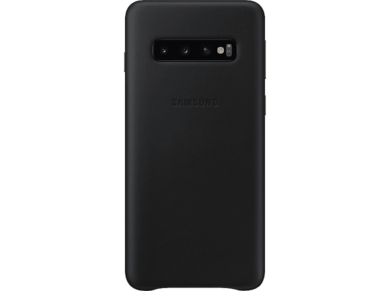 Samsung Galaxy S10 Leather Cover Zwart