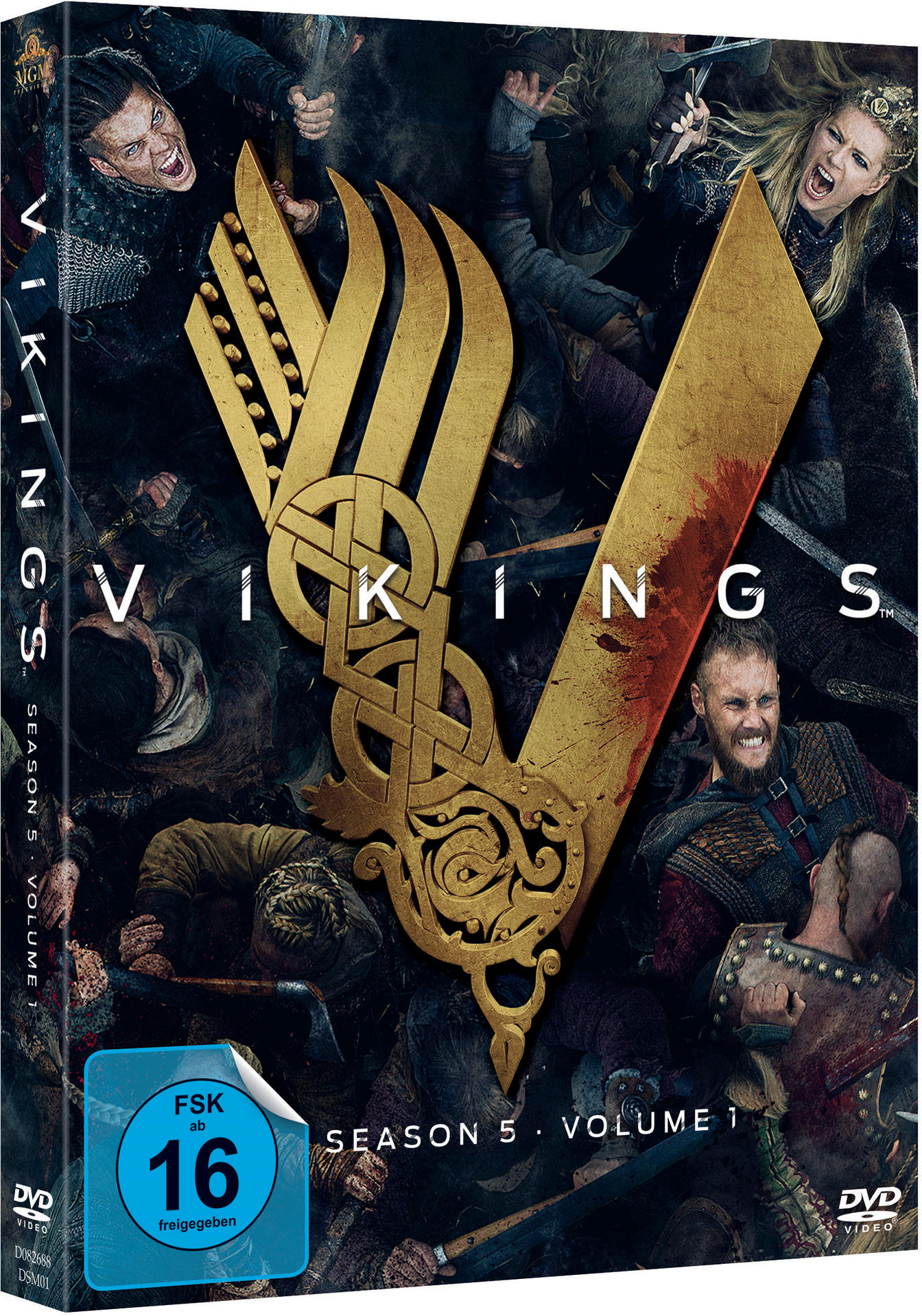 Vikings DVD-Box-Set mit Cover-Art, Staffel 5, Volume 1 und Bewertung.