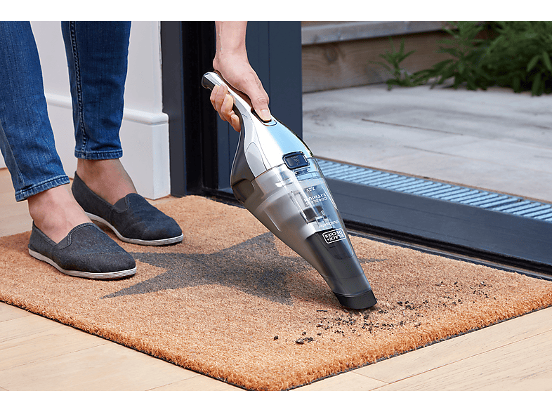 Black & Decker NVC220WC Akku Staubsauger (0,385 l, Akkulaufzeit: 12 min, Chrom) — Foto 5 von 5