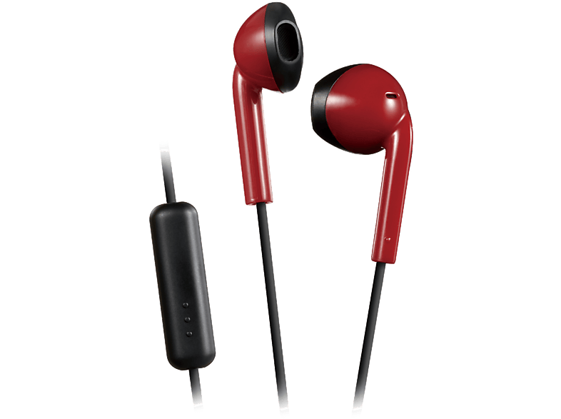 JVC Oortjes Retro Earbuds Rood (HA-F19M-RB-E)