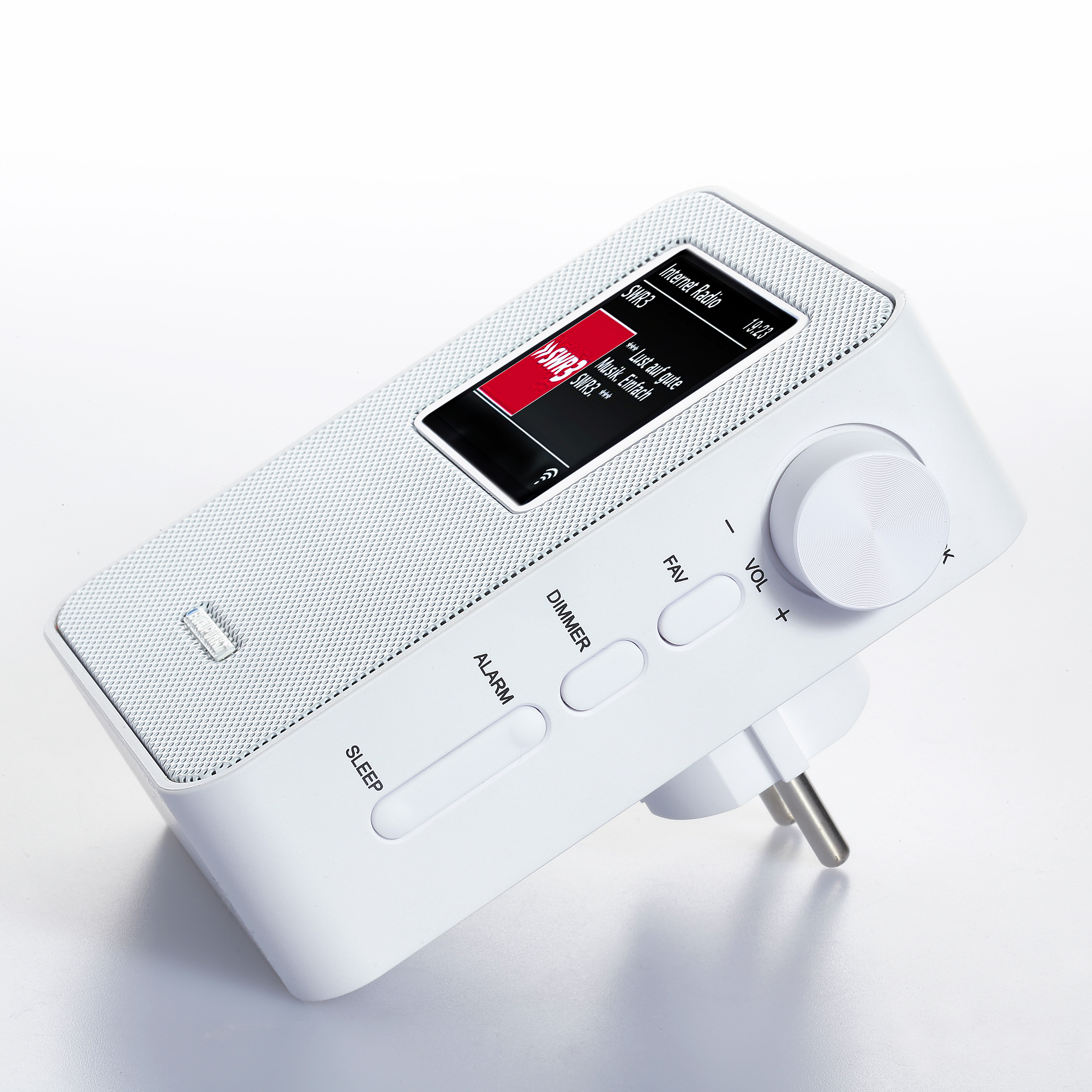 BLAUPUNKT PIB-100-WH Steckdosenradio Steckdosenradio, Digital, Internet Radio, Bluetooth, Weiß