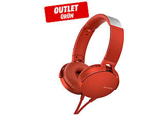 SONY MDR.XB550AP Mikrofonlu Kulak Üstü Kulaklık Kırmızı Outlet V2247 1173951