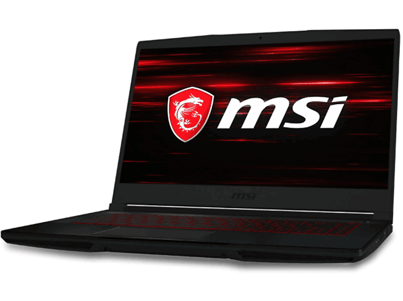 Portátil gaming - MSI GF63 8RC-069ES, 15.6", Intel® Core™ i7-8750H, 8 GB, 1TB, GTX1050, W10, Negro