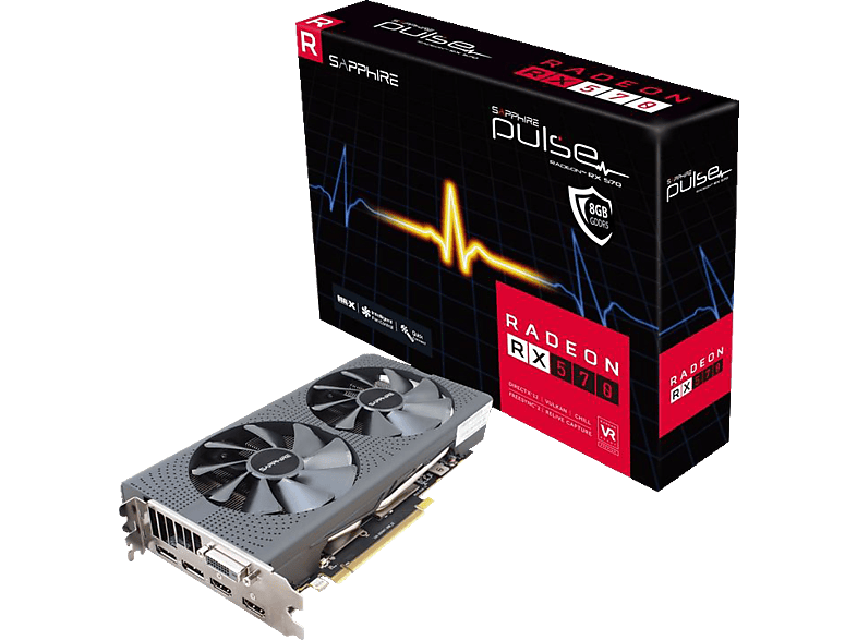 Grafikkarte SAPPHIRE PULSE Radeon™ RX 570 8 GB (11266-36-20G) (AMD ...