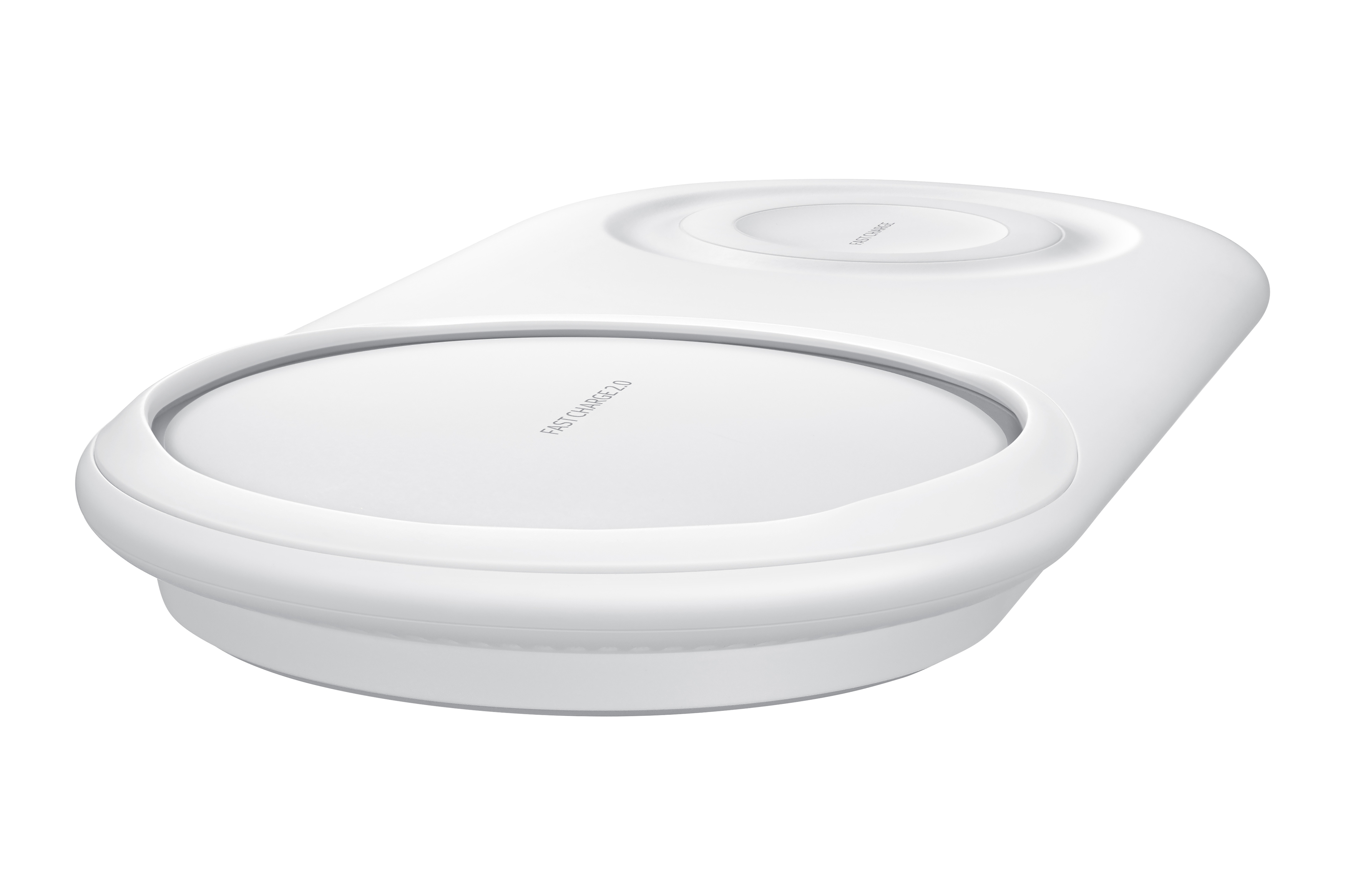 SAMSUNG Wireless Charger Duo Pad Induktive Ladestation Samsung, Weiß