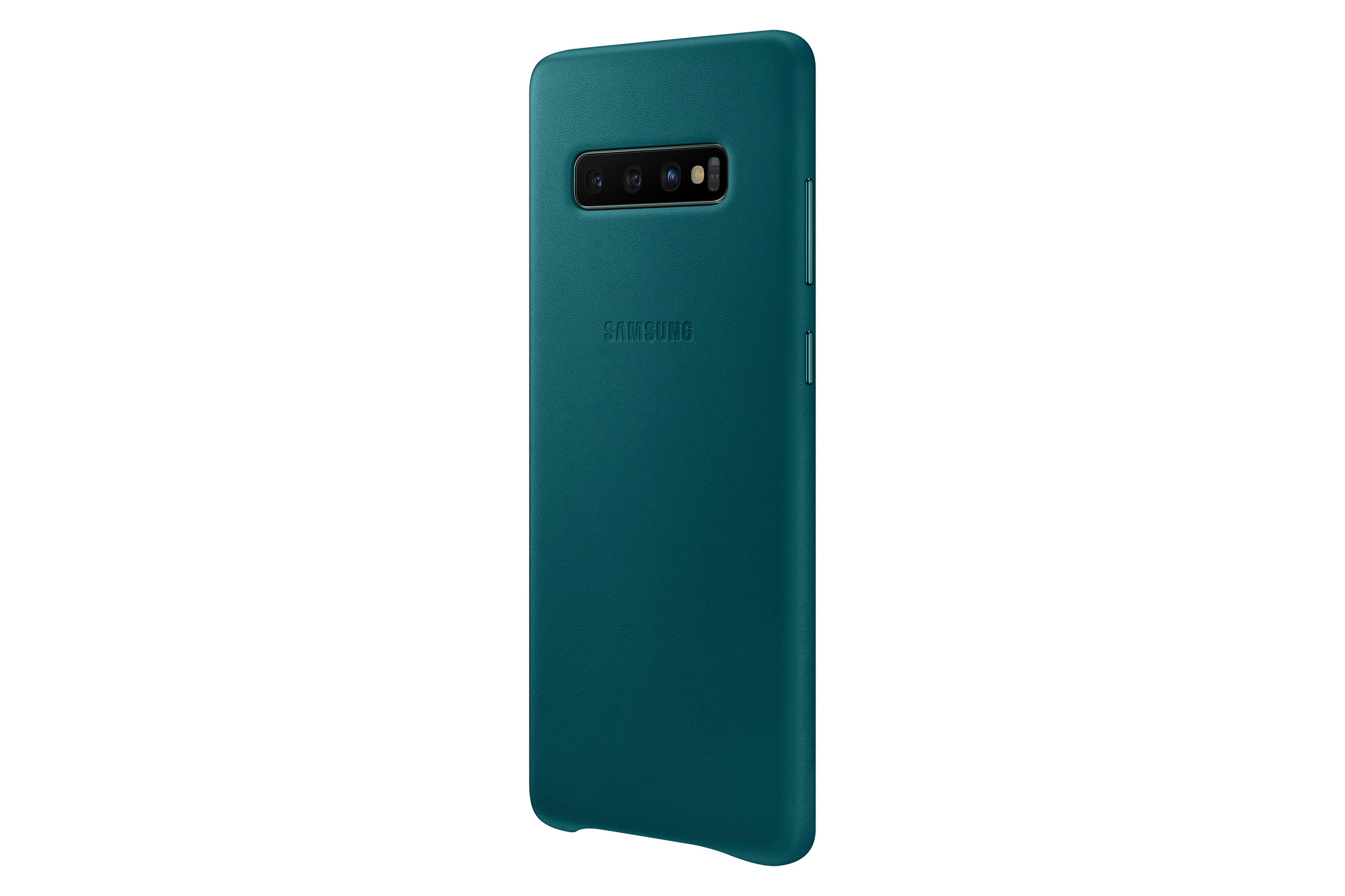 SAMSUNG Leather Cover, Backcover, Samsung, Galaxy S10+, Grün