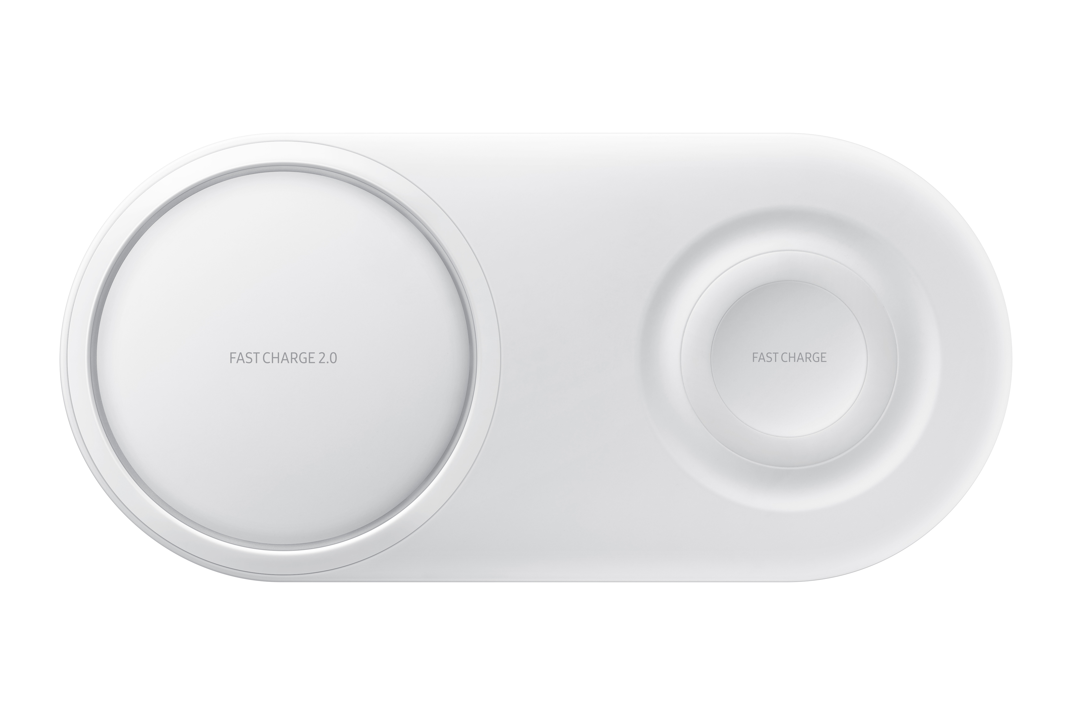 SAMSUNG Wireless Charger Duo Pad Induktive Ladestation Samsung, Weiß