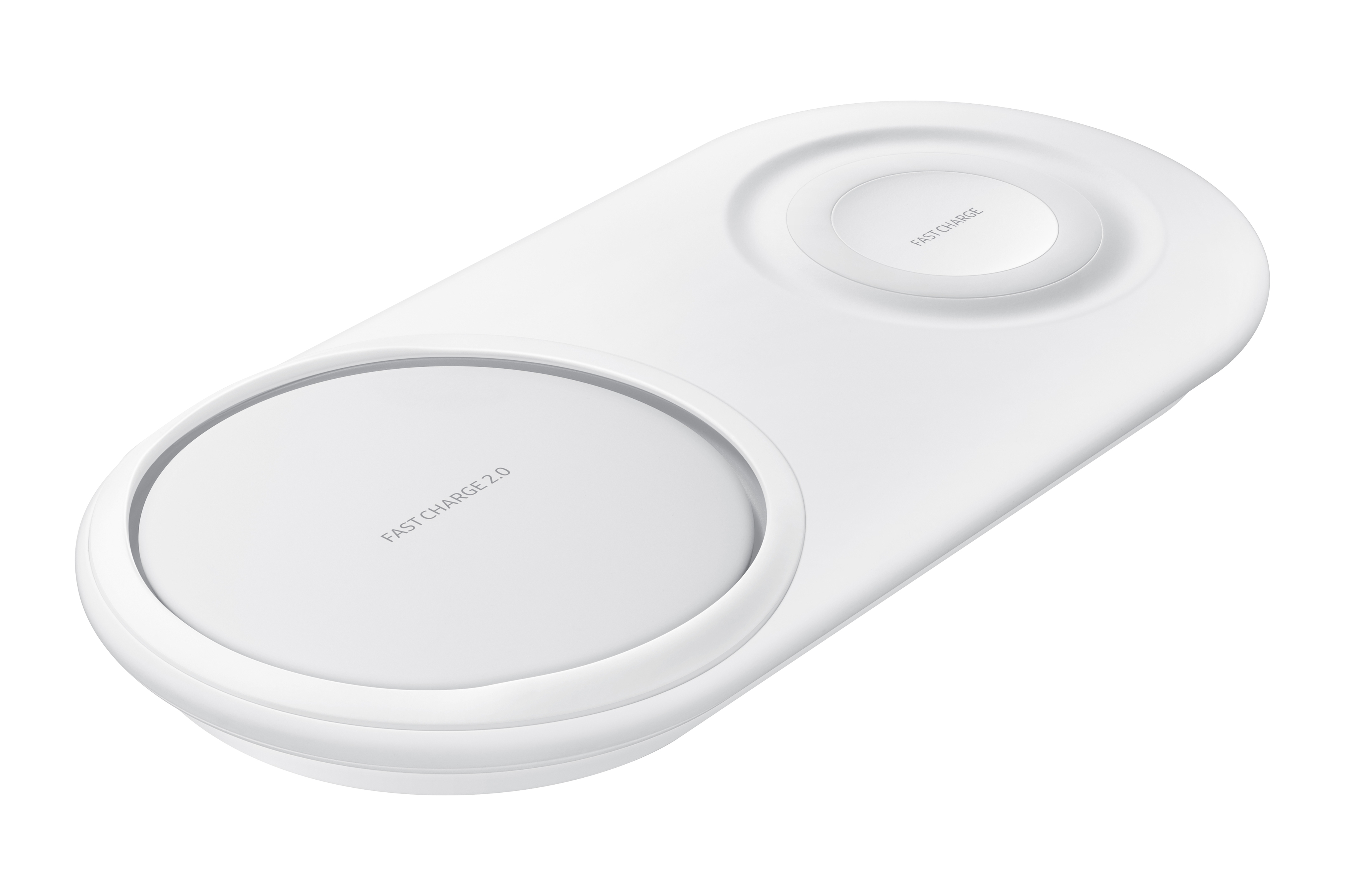 SAMSUNG Wireless Charger Duo Pad Induktive Ladestation Samsung, Weiß