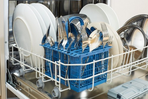 Lavavajillas - Indesit DFG 15B 10 EU, 13 cubiertos, 5 Programas, Clase A+, Blanco