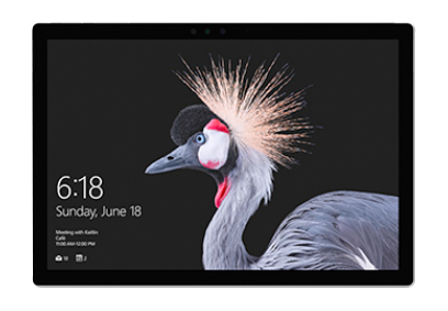 MICROSOFT Surface Pro - 12,3 Zoll - Intel® Core™ m3 m3-7Y30 - 4 GB - 128 GB - Intel® HD Graphics - Windows 10 Home (64 Bit)