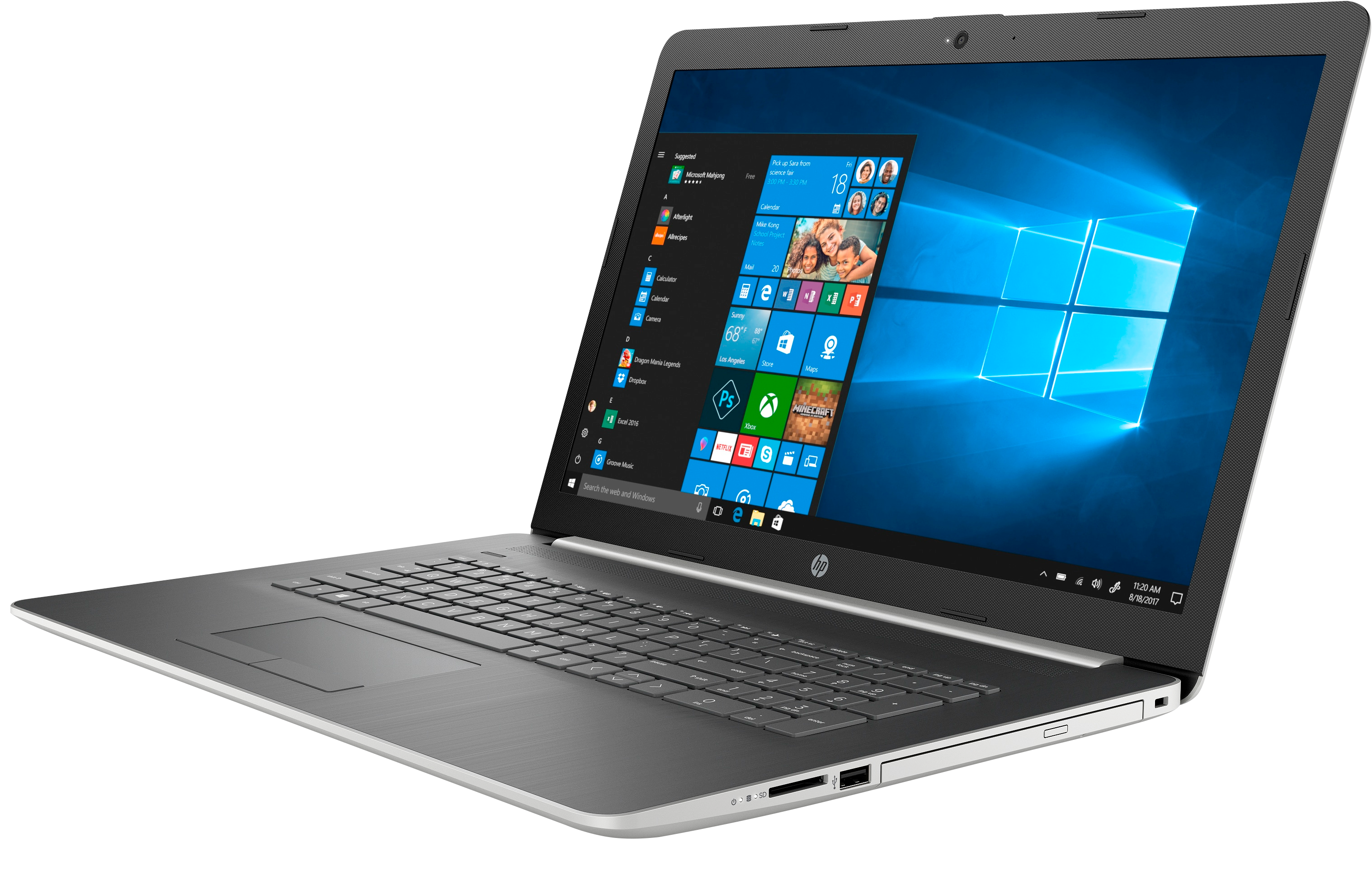 HP 17-ca0022ng - 17,3 Zoll - AMD Ryzen™ 5 2500U - 8 GB - 1 TB - AMD Radeon™ RX Vega 8 - Windows 10 Home (64 Bit)
