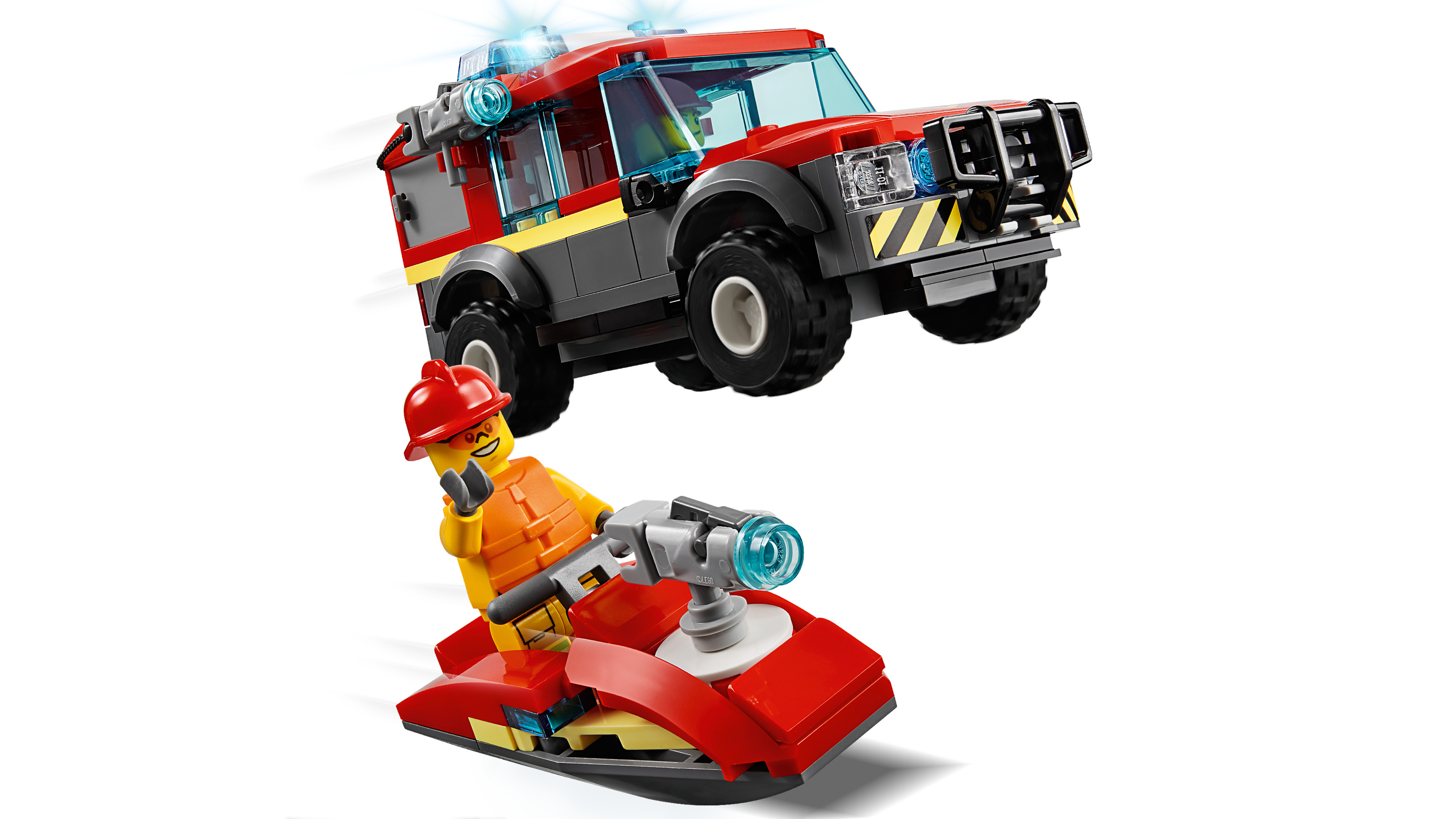 LEGO 60215 Feuerwehr-Station Bausatz, Mehrfarbig