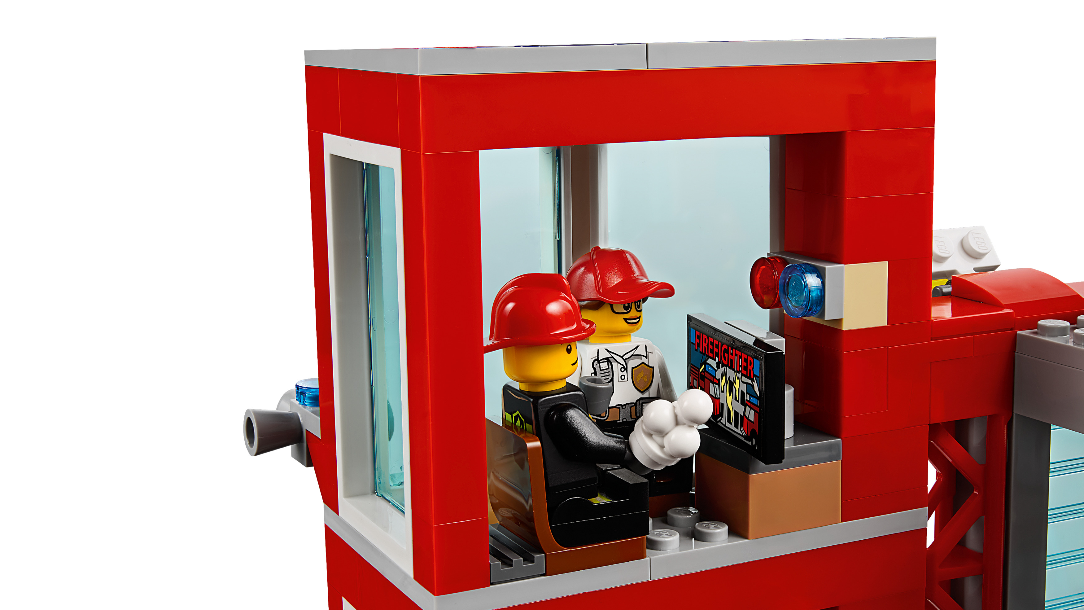 LEGO 60215 Feuerwehr-Station Bausatz, Mehrfarbig