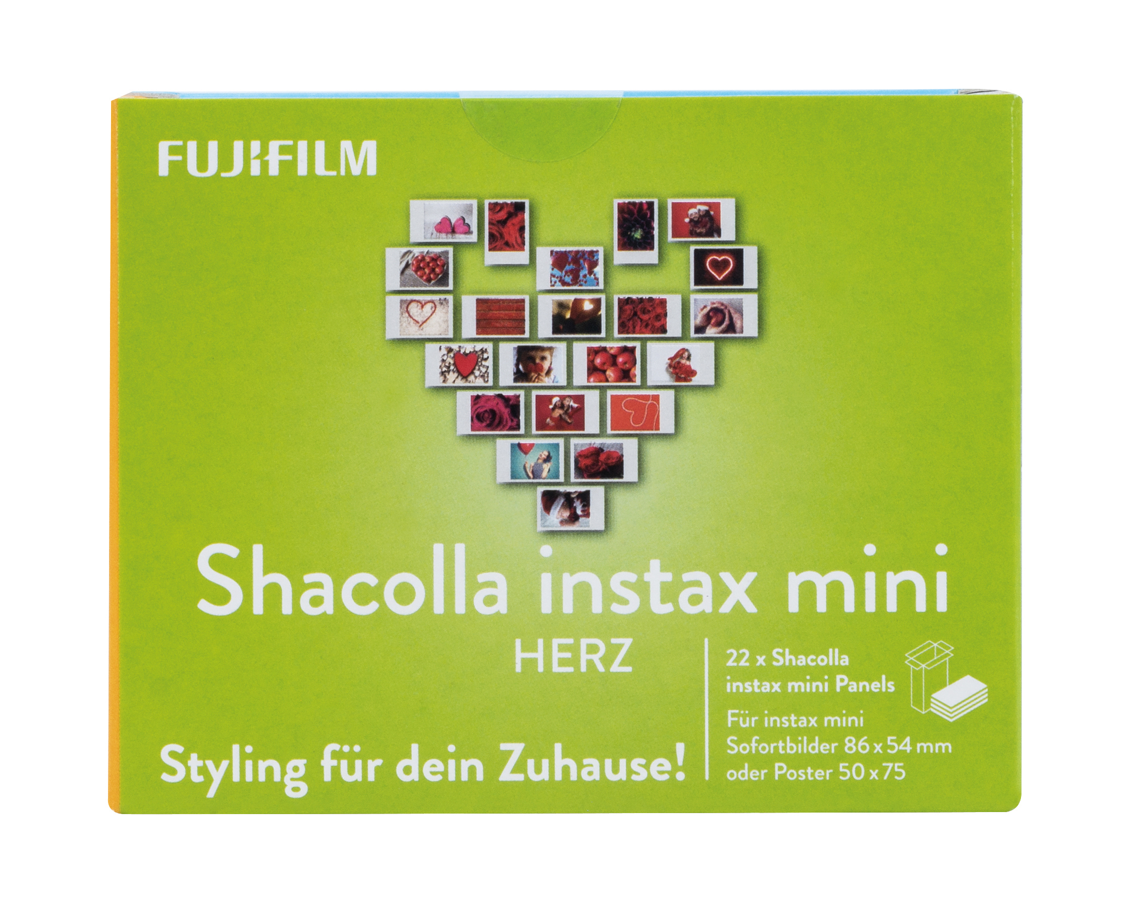 Shacolla mini Kamerataschen Herz FUJIFILM instax