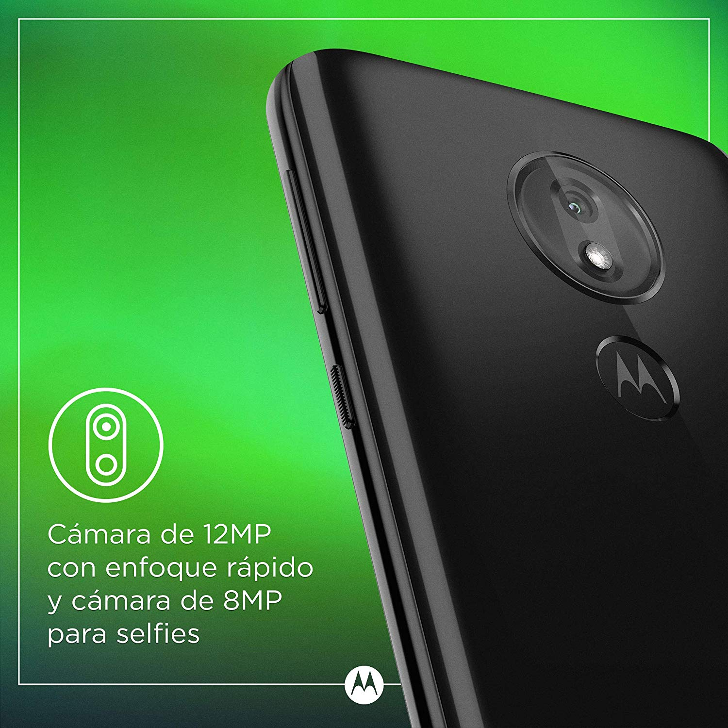 Móvil - Motorola G7 Power, Negro, 64 GB, 4 GB RAM, 6.2", Octa-Core, 5000 mAh, Android