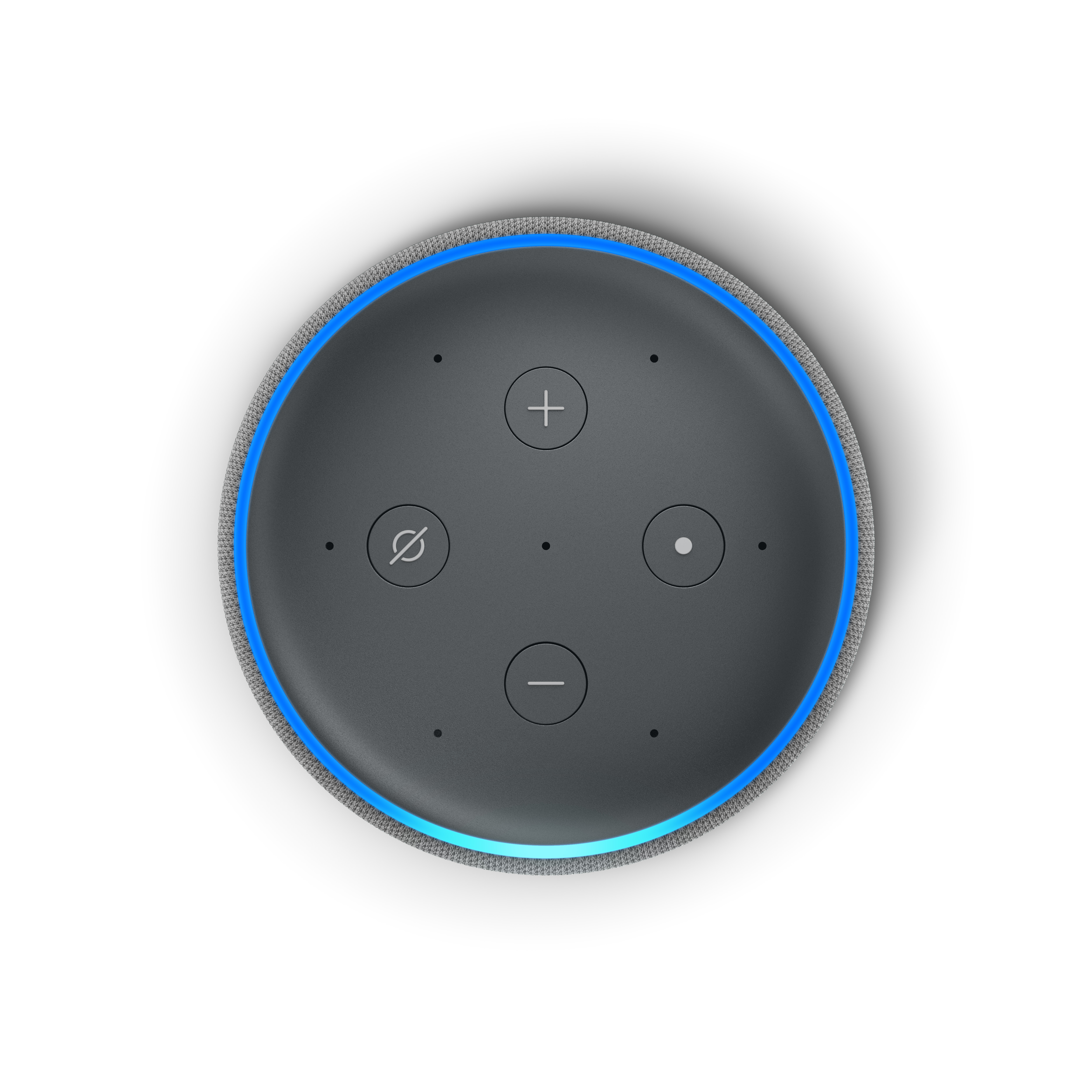 AMAZON Echo Plus (2. Gen.) Smart Speaker, Grau/Hellgrau