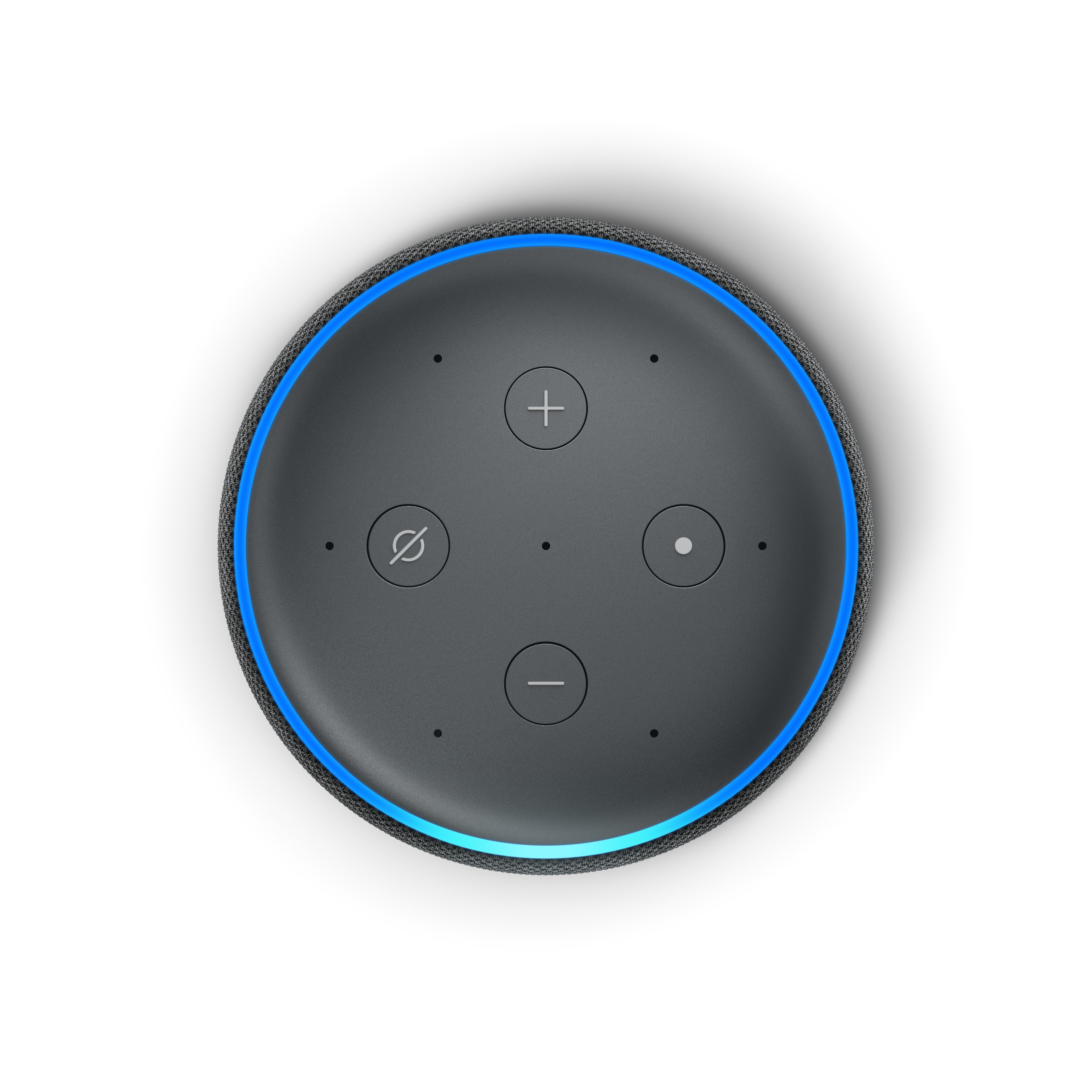 AMAZON Echo Plus (2. Gen.) Smart Speaker, Schwarz/Anthrazit