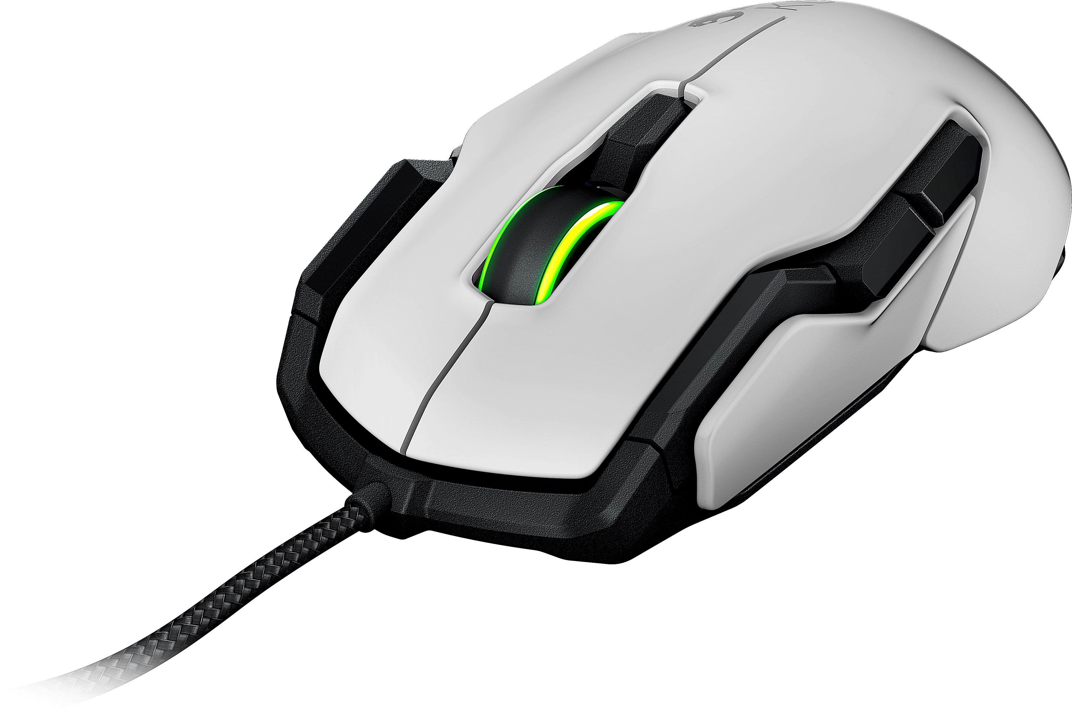 ROCCAT Kova AIMO - Ambidextrous Gaming Maus, Weiß