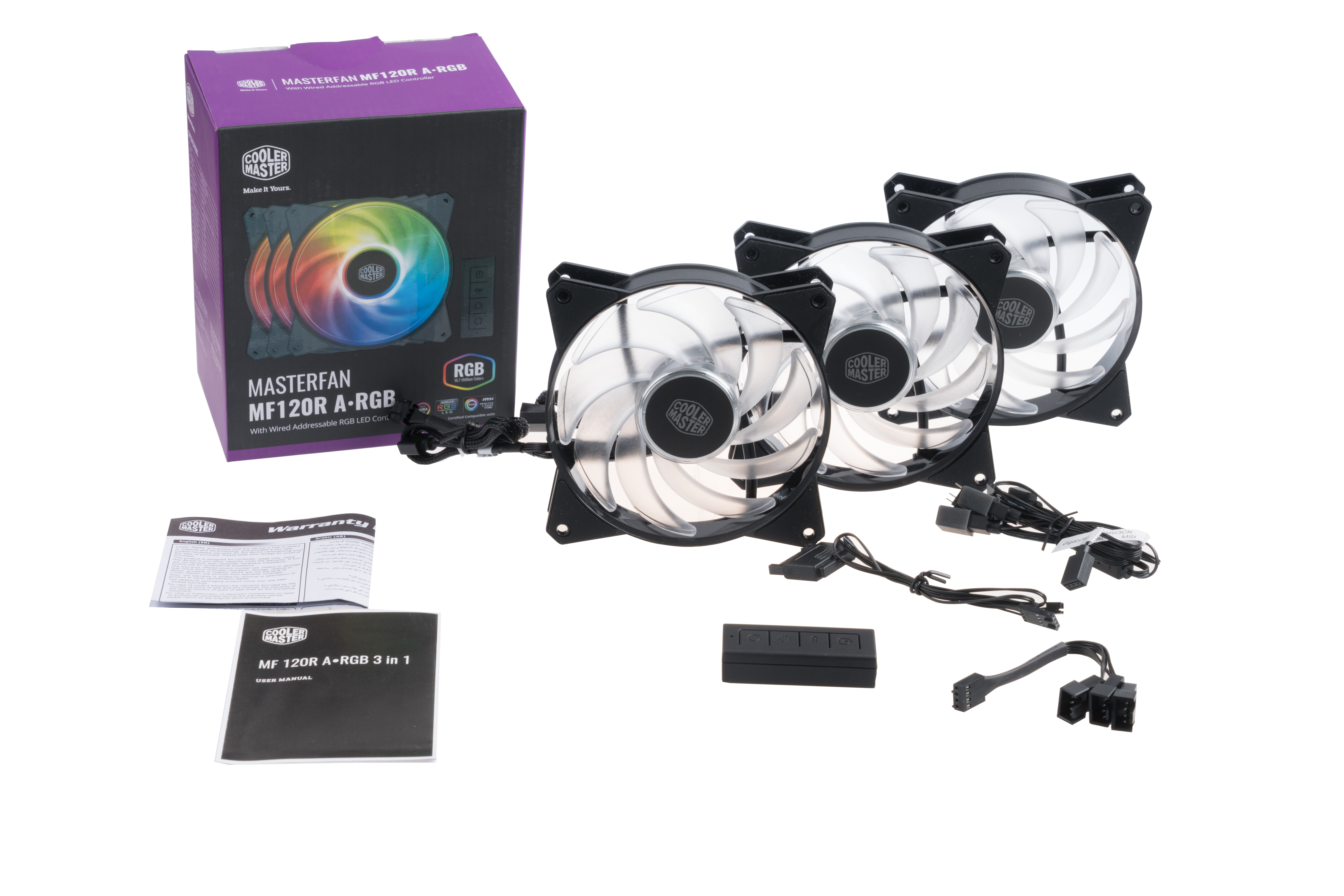 COOLER MASTER MasterFan MF120R ARGB 3-in-1 Lüfter