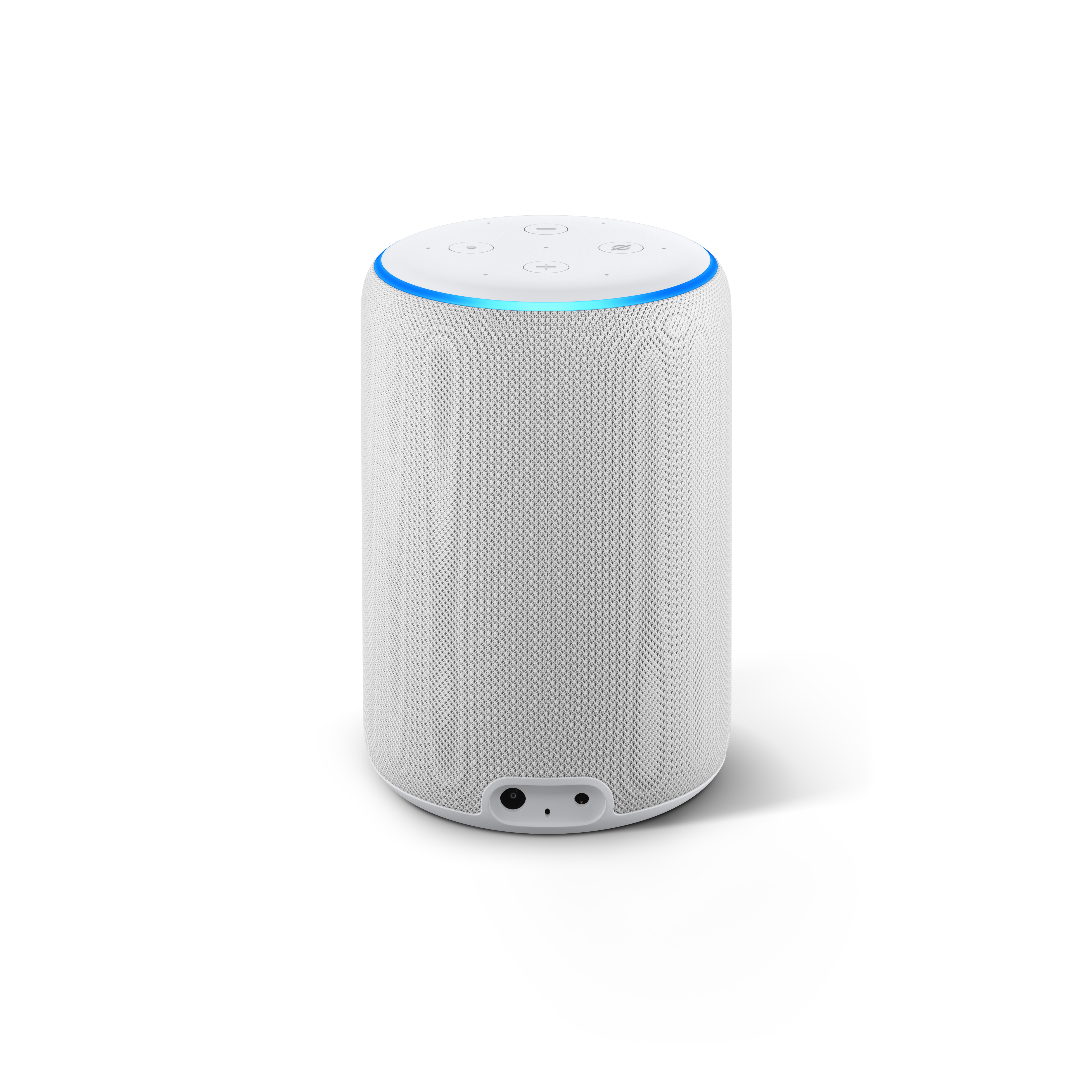 AMAZON Echo Plus (2. Gen.) Smart Speaker, Weiß/Sandstein
