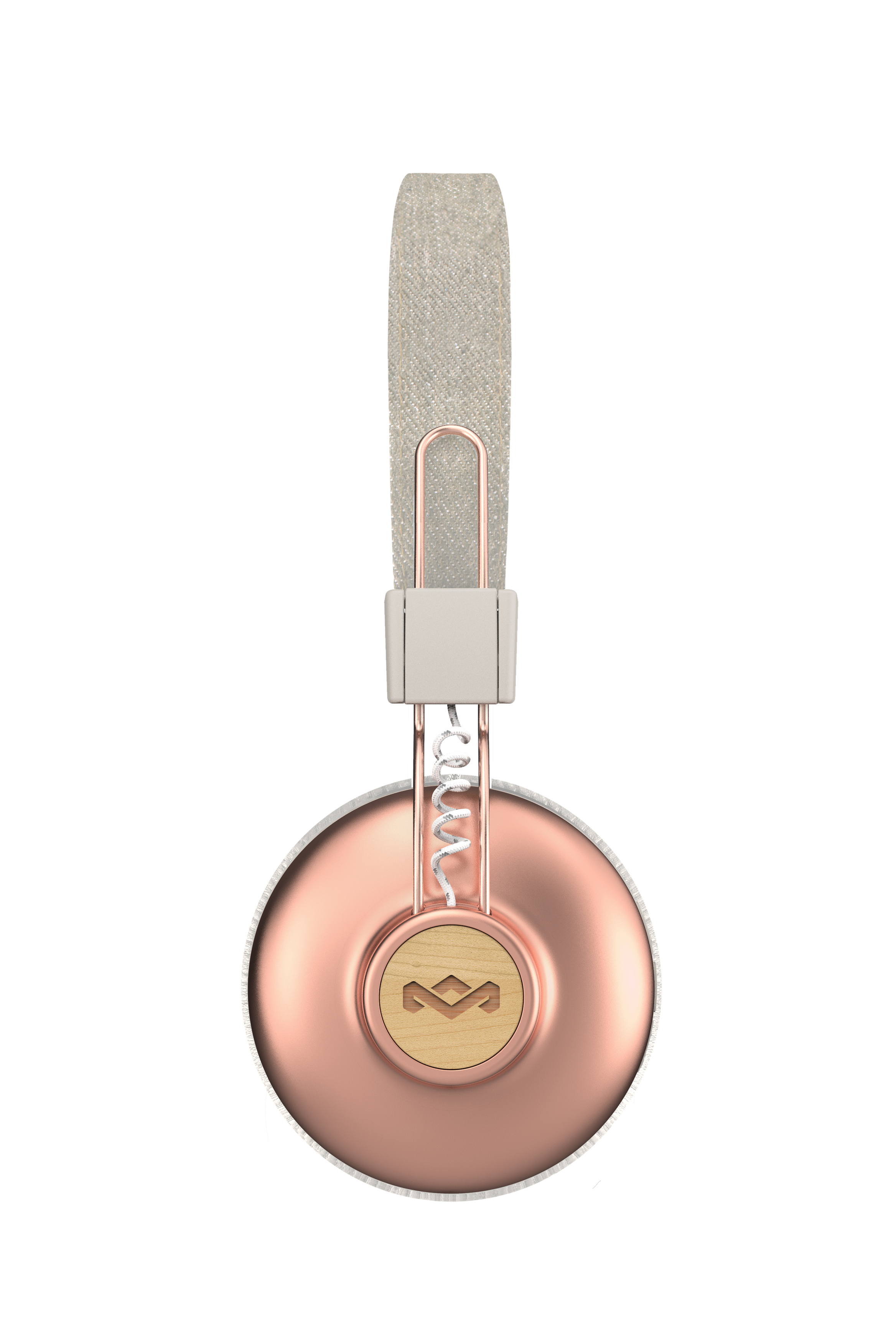 HOUSE OF MARLEY Positive Vibration 2 Wireless On-Ear Kopfhörer Kupfer, On-ear Kopfhörer Bluetooth Kupfer