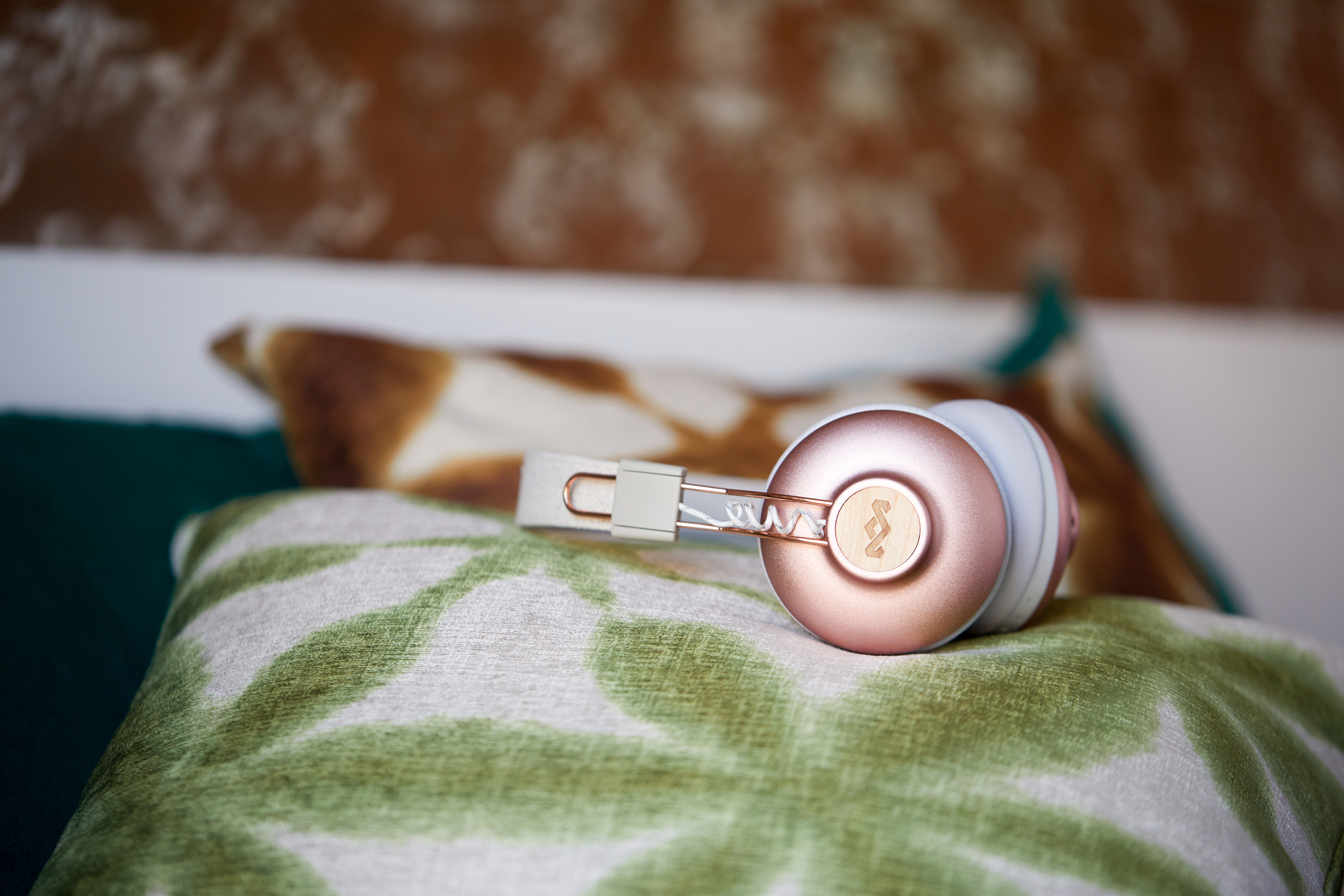 HOUSE OF MARLEY Positive Vibration 2 Wireless On-Ear Kopfhörer Kupfer, On-ear Kopfhörer Bluetooth Kupfer