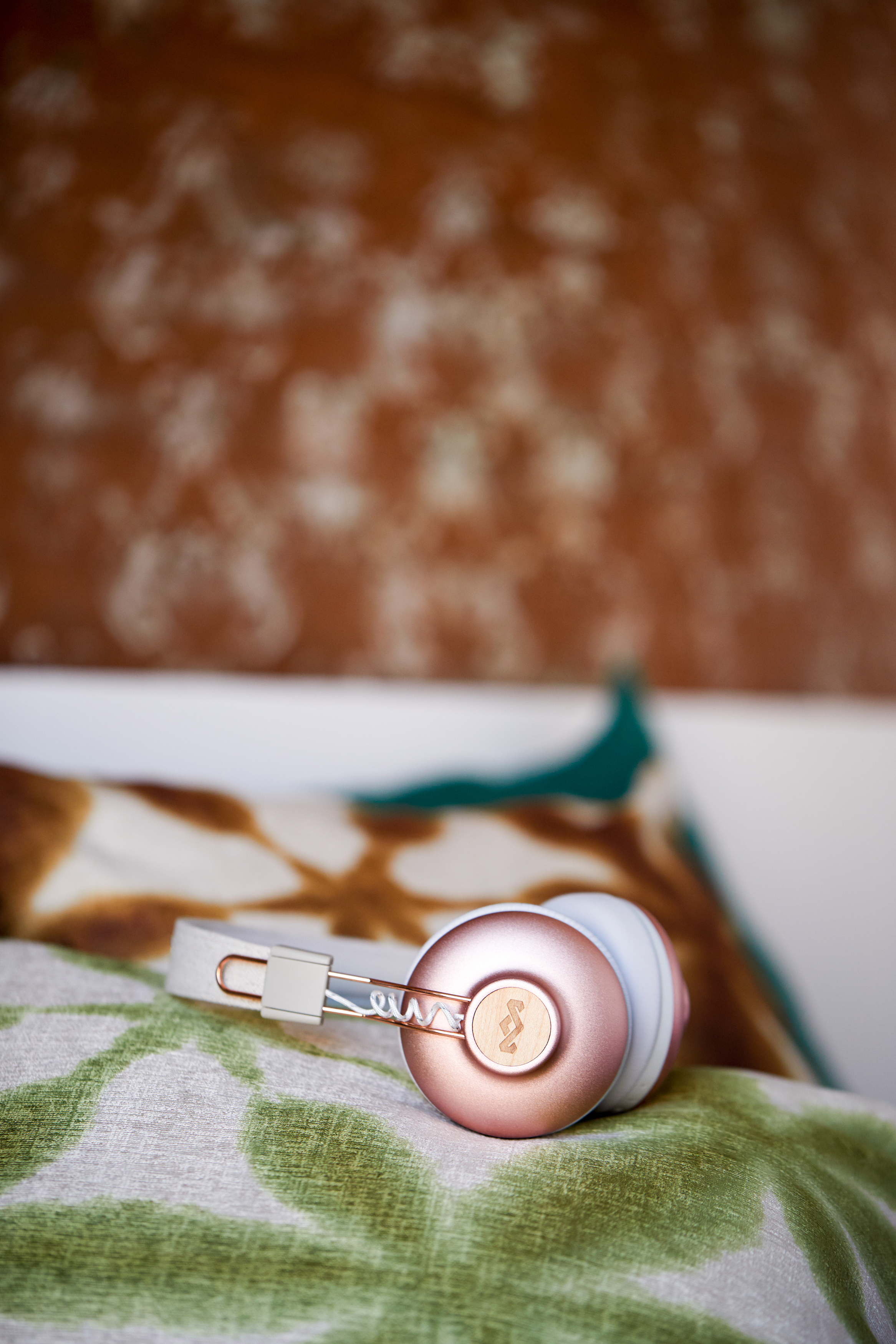 HOUSE OF MARLEY Positive Vibration 2 Wireless On-Ear Kopfhörer Kupfer, On-ear Kopfhörer Bluetooth Kupfer