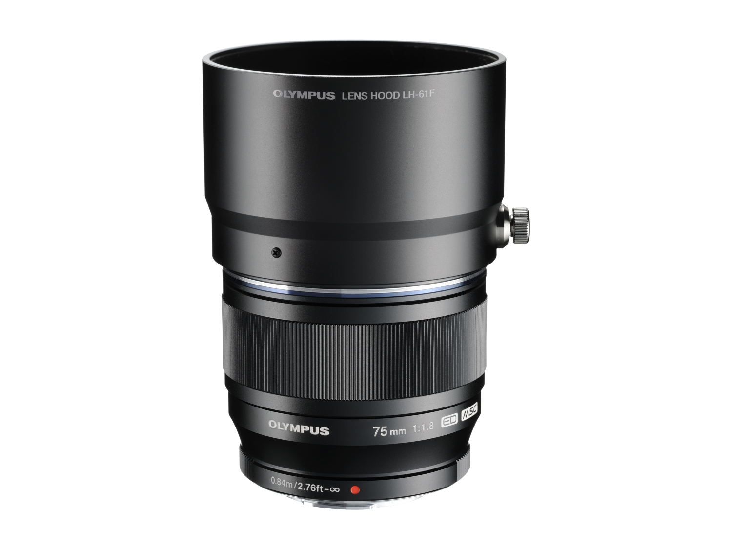 OLYMPUS LH‑61F, Gegenlichtblende, Schwarz