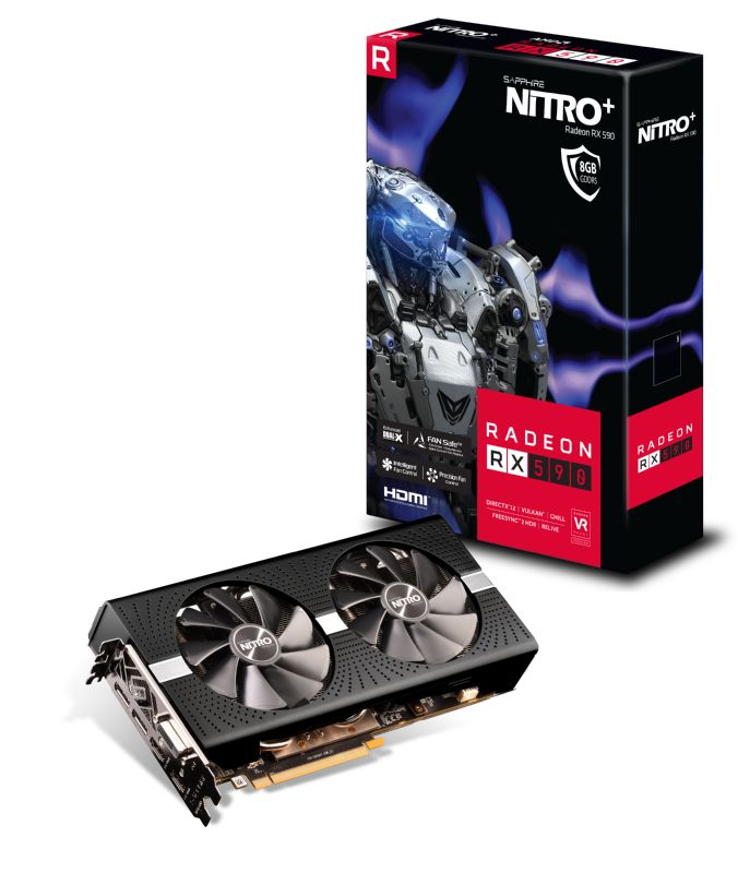 SAPPHIRE NITRO+ Radeon RX 590 8 GB (11289-05-20G) (AMD, Grafikkarte)
