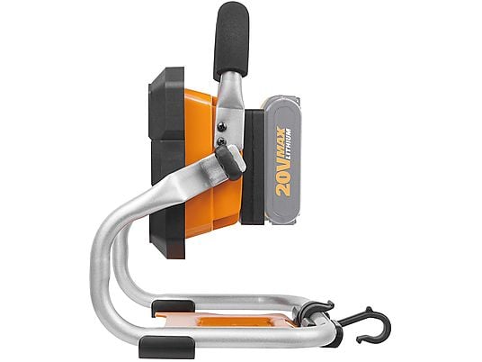 WORX GARDEN WX026.9 - Faretto da lavoro (Arancione/Nero)