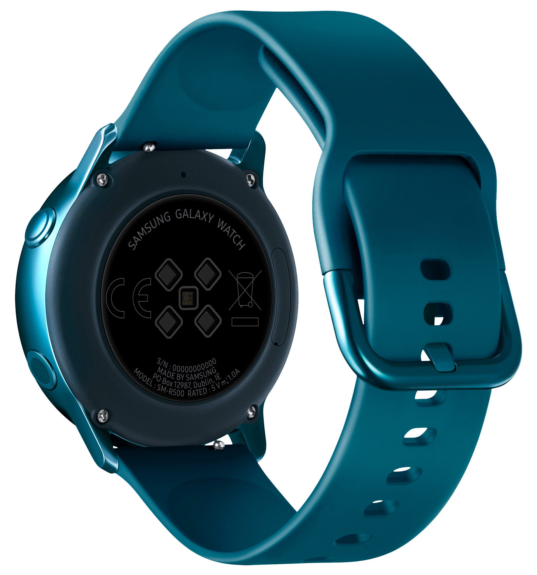 SAMSUNG Galaxy Watch Active Smartwatch Aluminium Fluorkautschuk (FKM), 111.5 mm, Grün