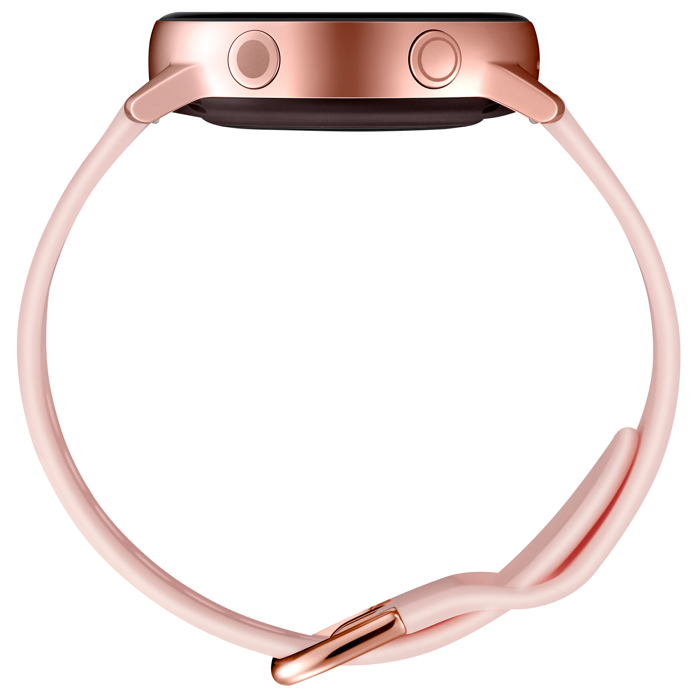 SAMSUNG Galaxy Watch Active Smartwatch Aluminium Fluorkautschuk (FKM), 111.5 mm, Rose Gold