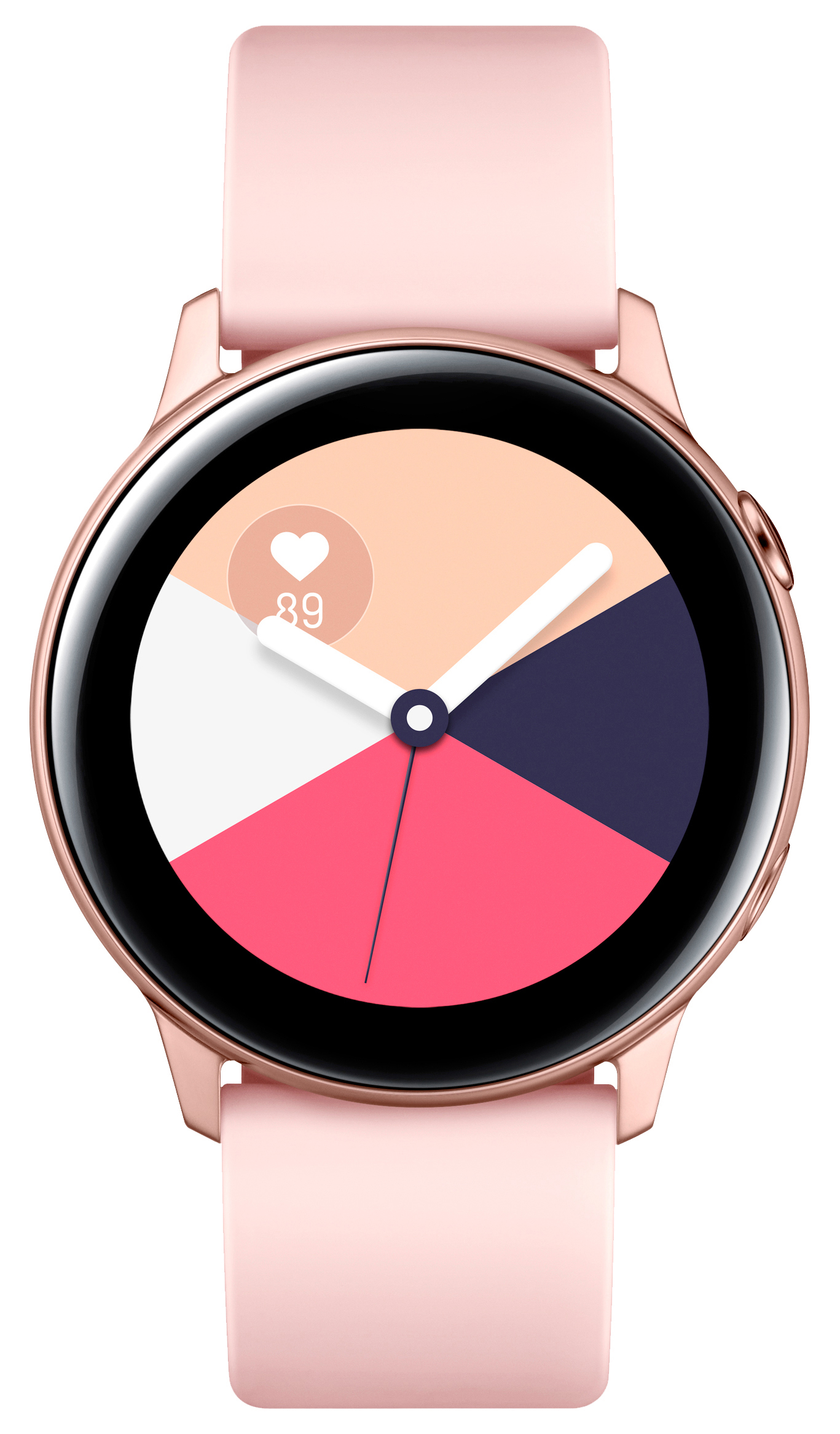 SAMSUNG Galaxy Watch Active Smartwatch Aluminium Fluorkautschuk (FKM), 111.5 mm, Rose Gold